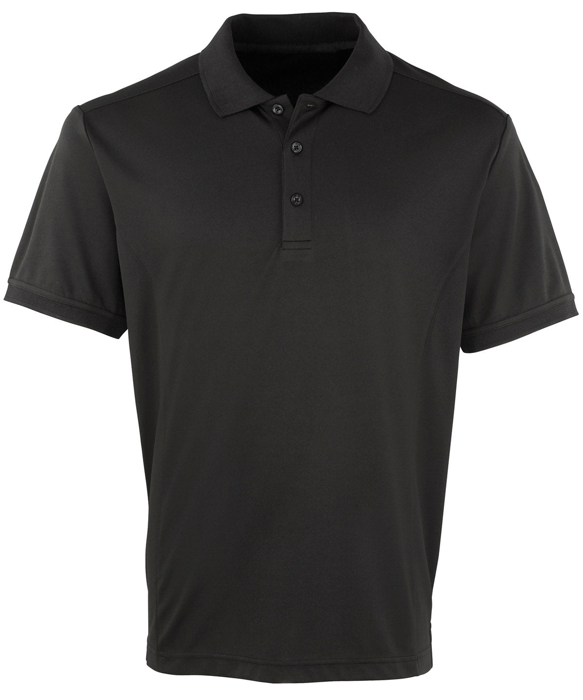 Coolchecker® piqué polo - Black*