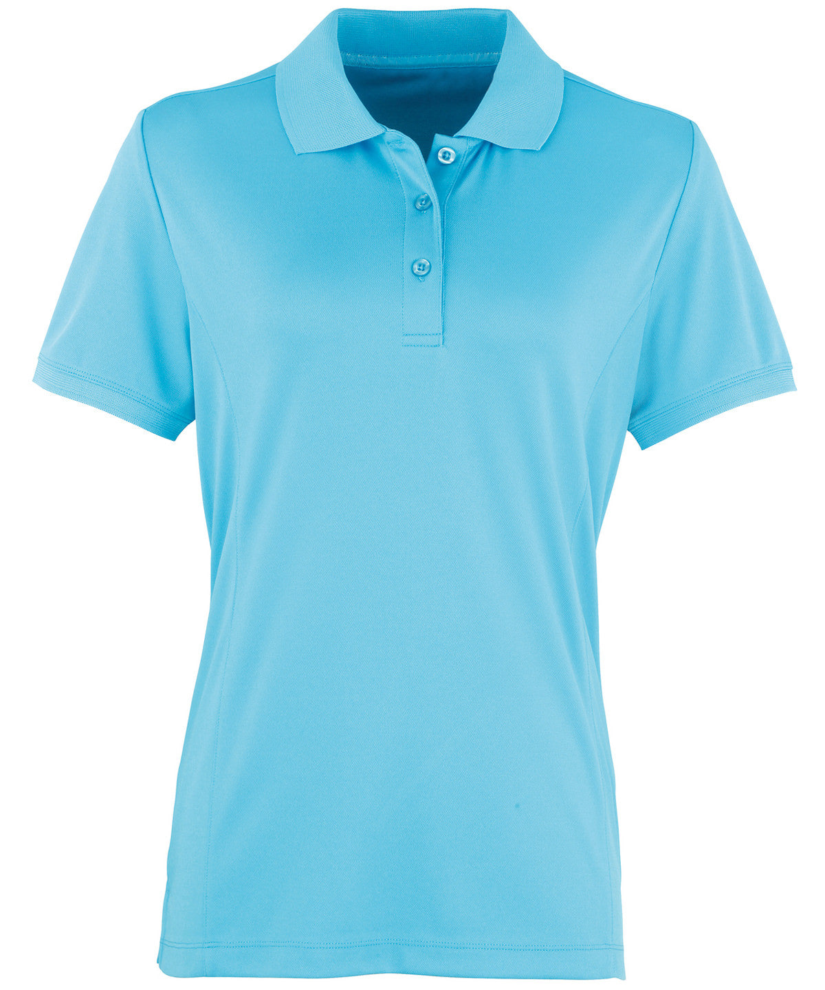 Women's Coolchecker® piqué polo - Turquoise