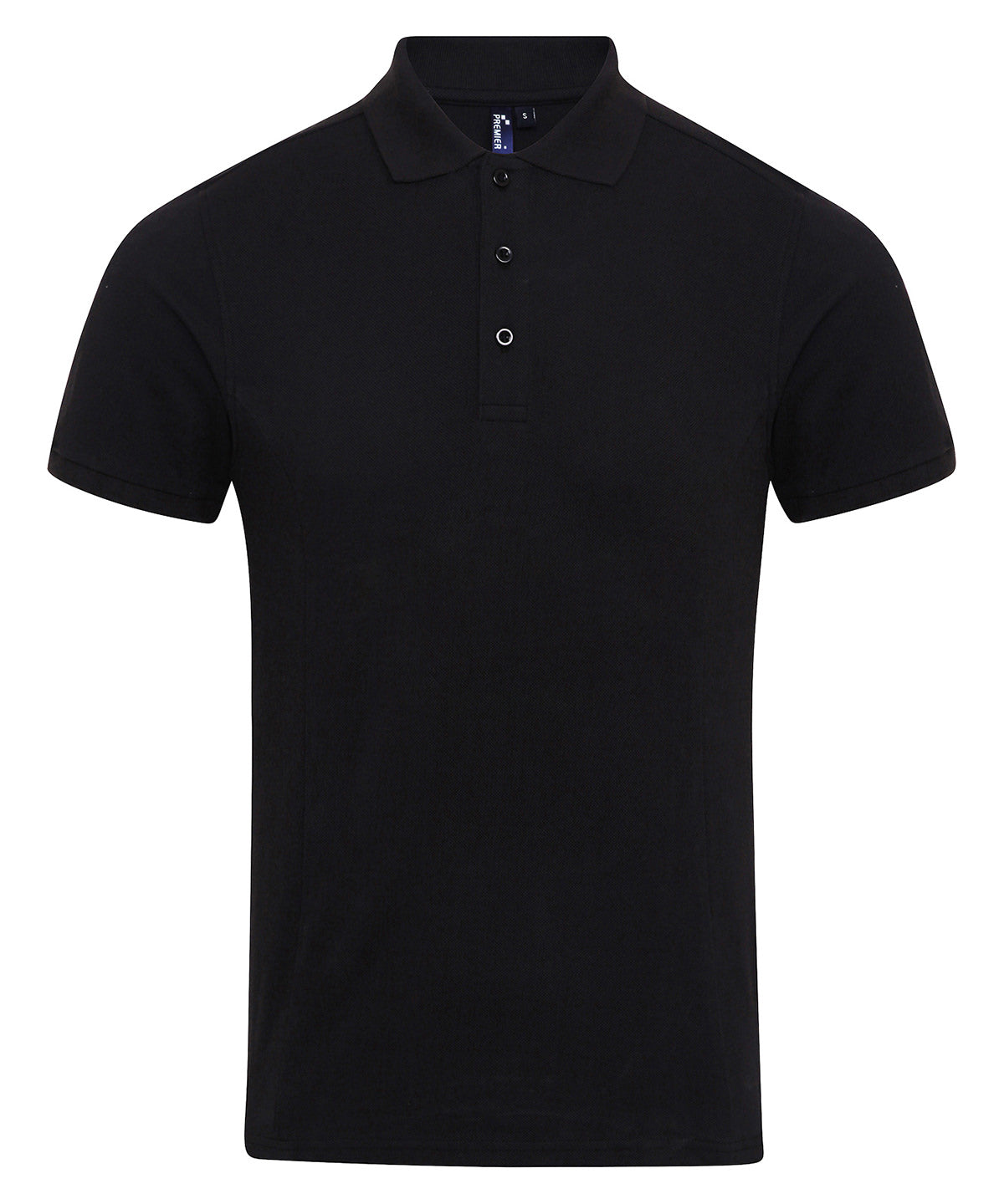 Coolchecker® plus piqué polo - Black*