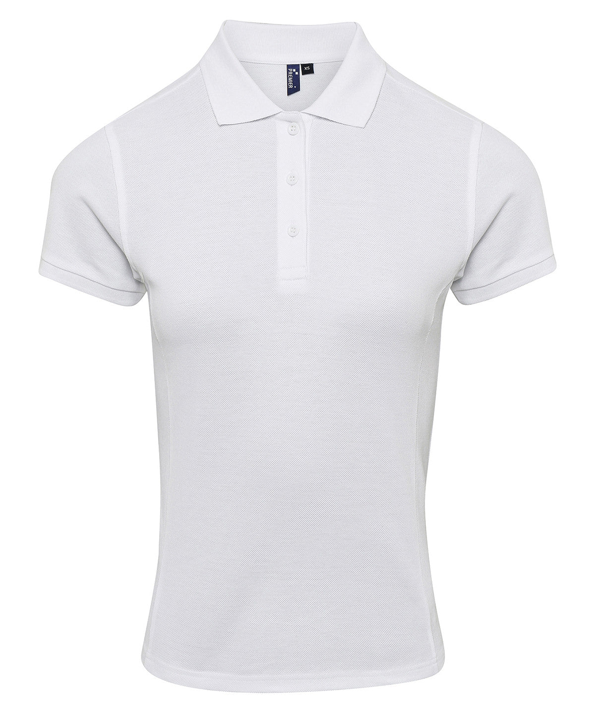Women's Coolchecker® plus piqué polo - White