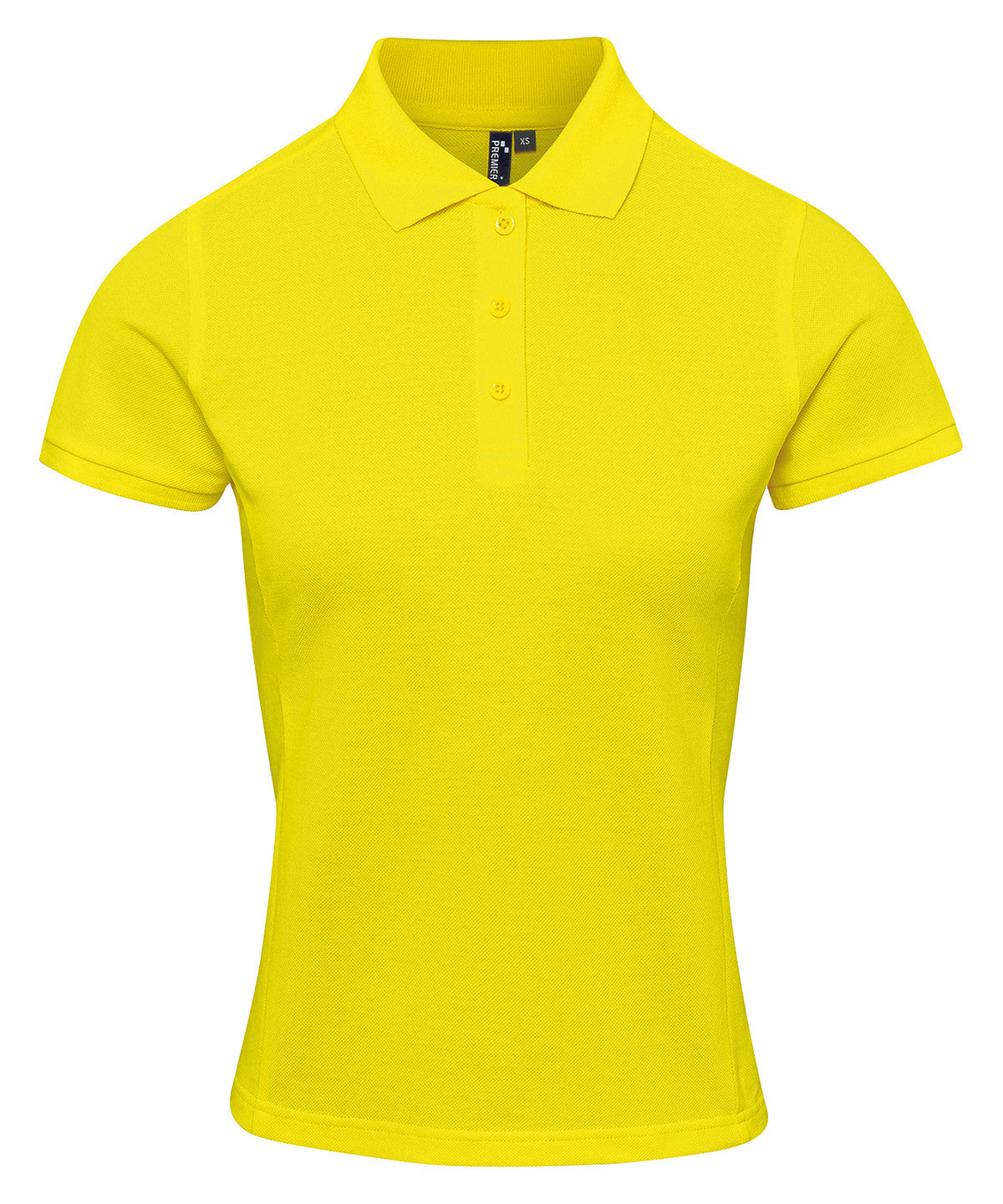 Women's Coolchecker® plus piqué polo - Yellow