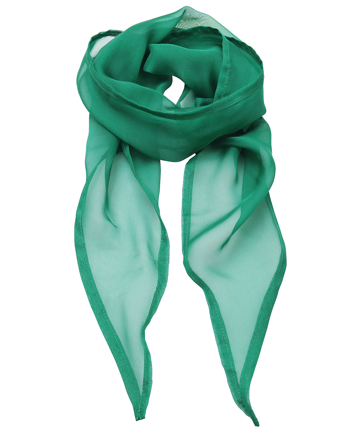 'Colours' Chiffon scarf - Emerald