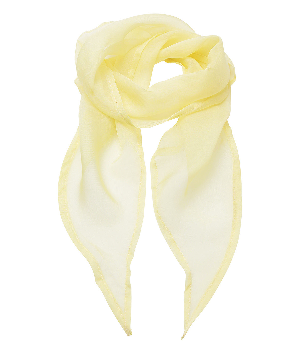'Colours' Chiffon scarf - Lemon
