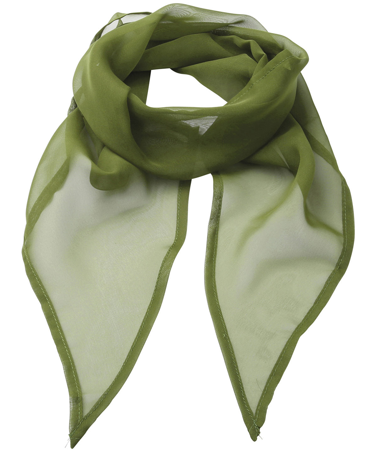 'Colours' Chiffon scarf - Oasis Green