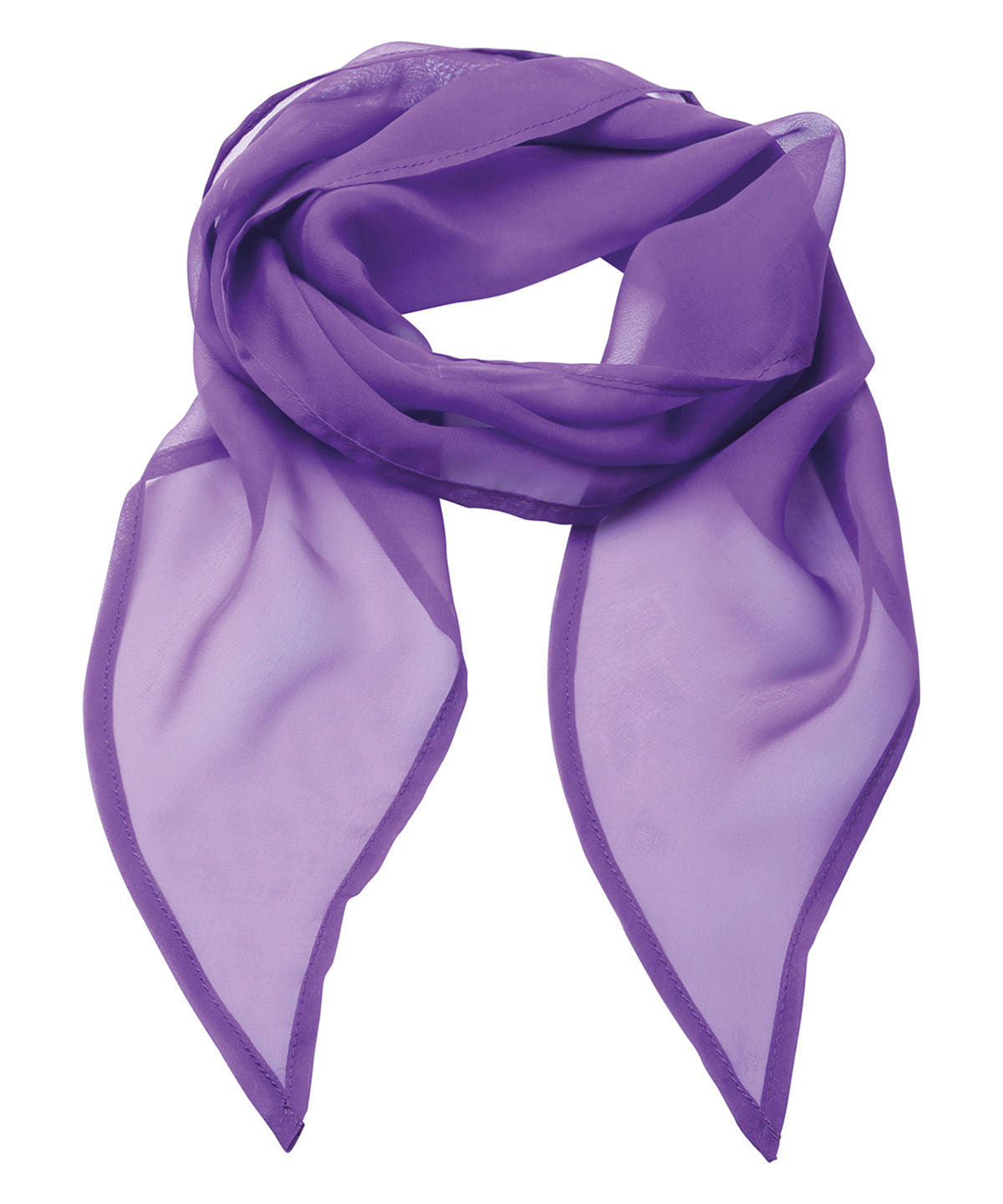 'Colours' Chiffon scarf - Rich Violet