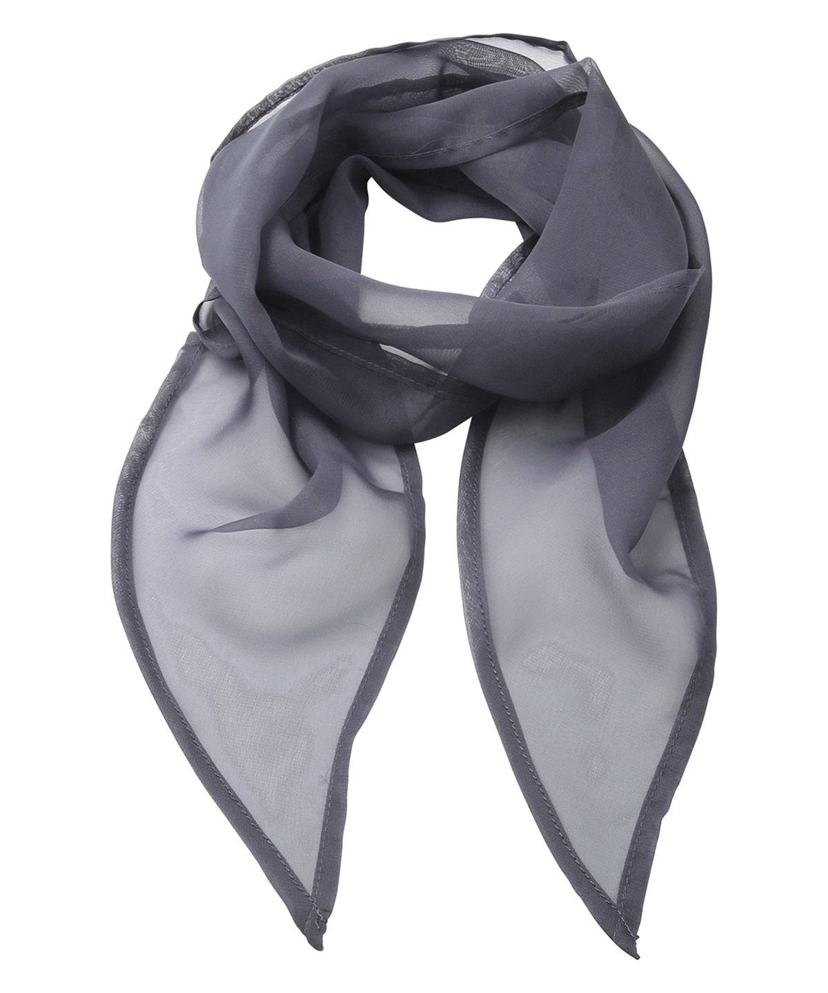 'Colours' Chiffon scarf - Steel