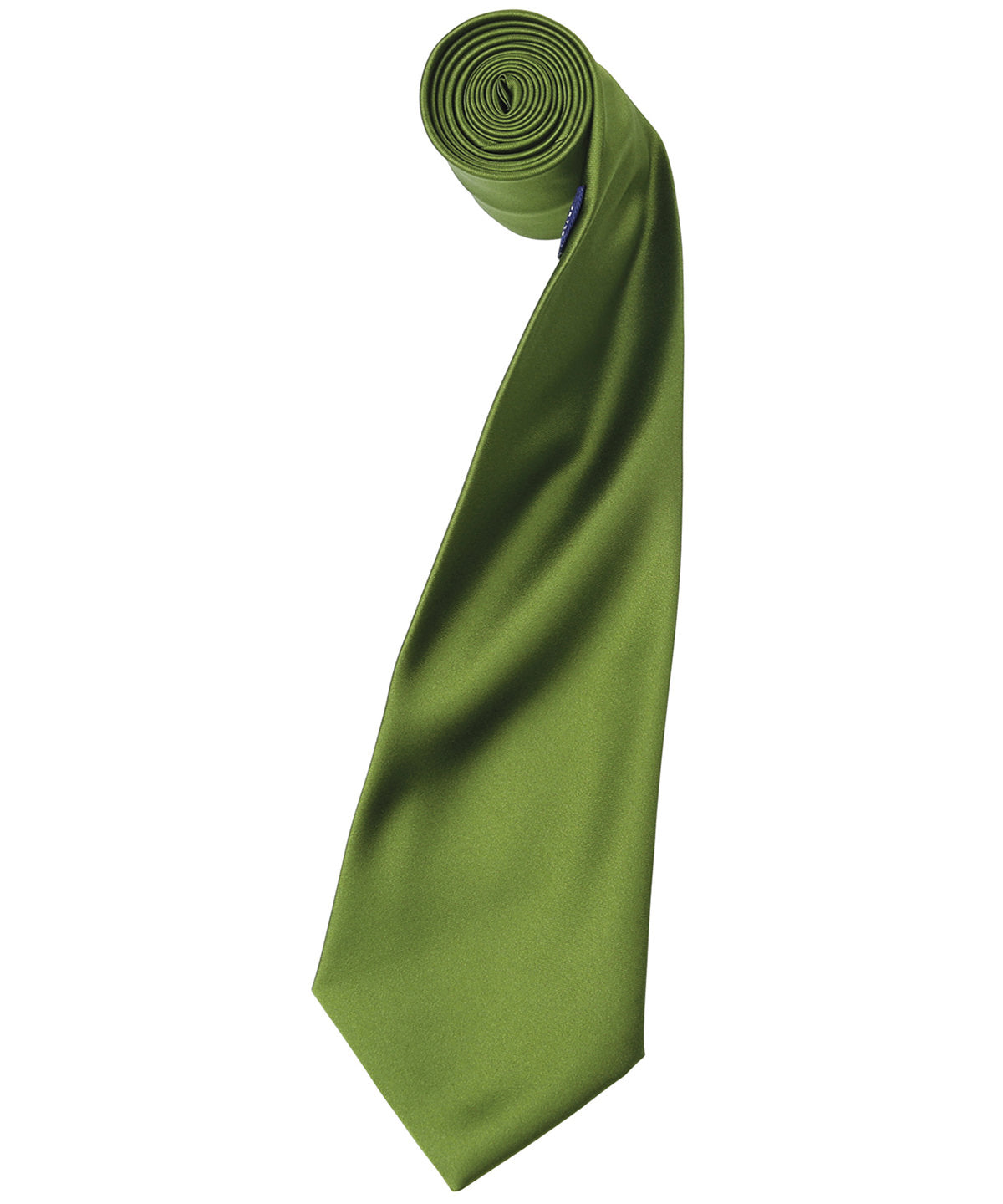 'Colours' satin tie - Oasis Green