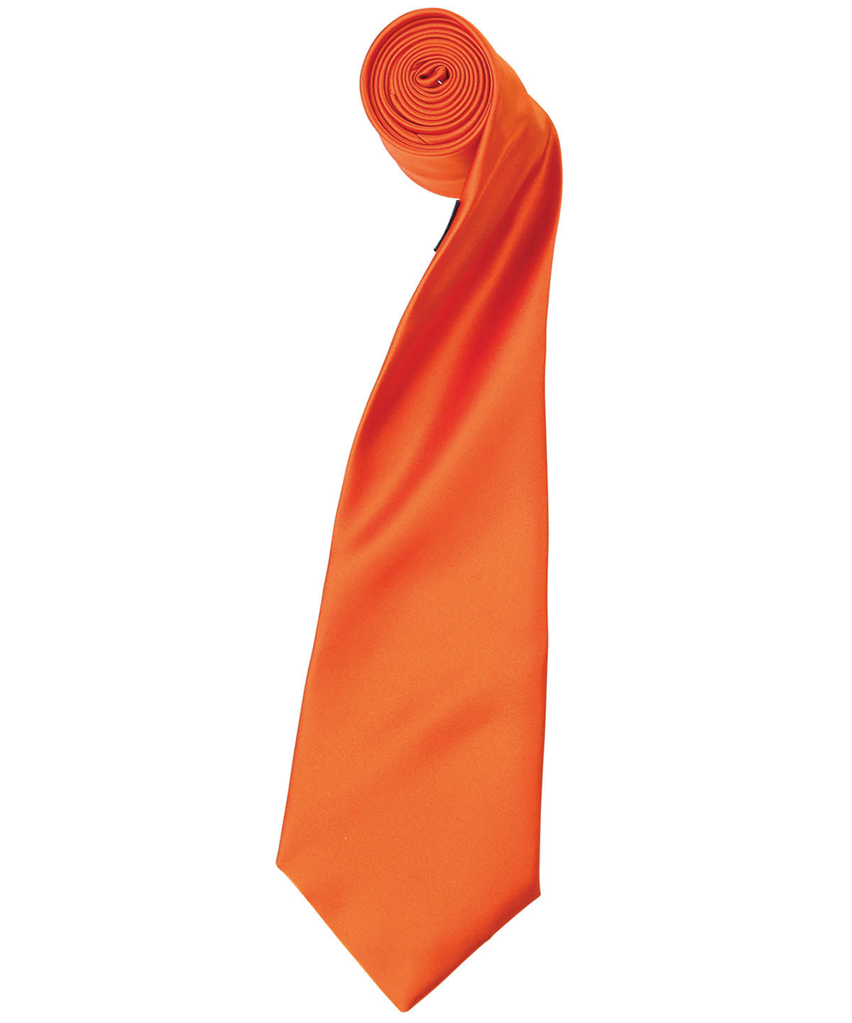 'Colours' satin tie - Terracotta