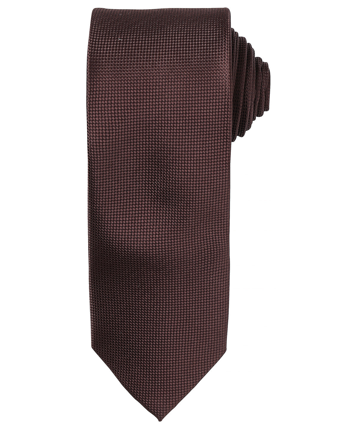 Micro waffle tie - Brown