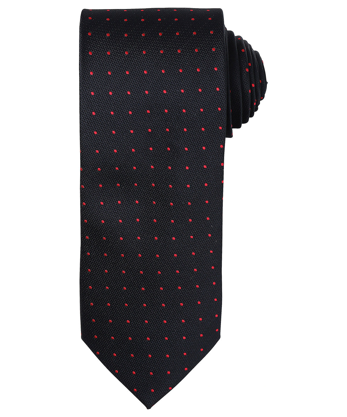 Micro dot tie - Black/Red