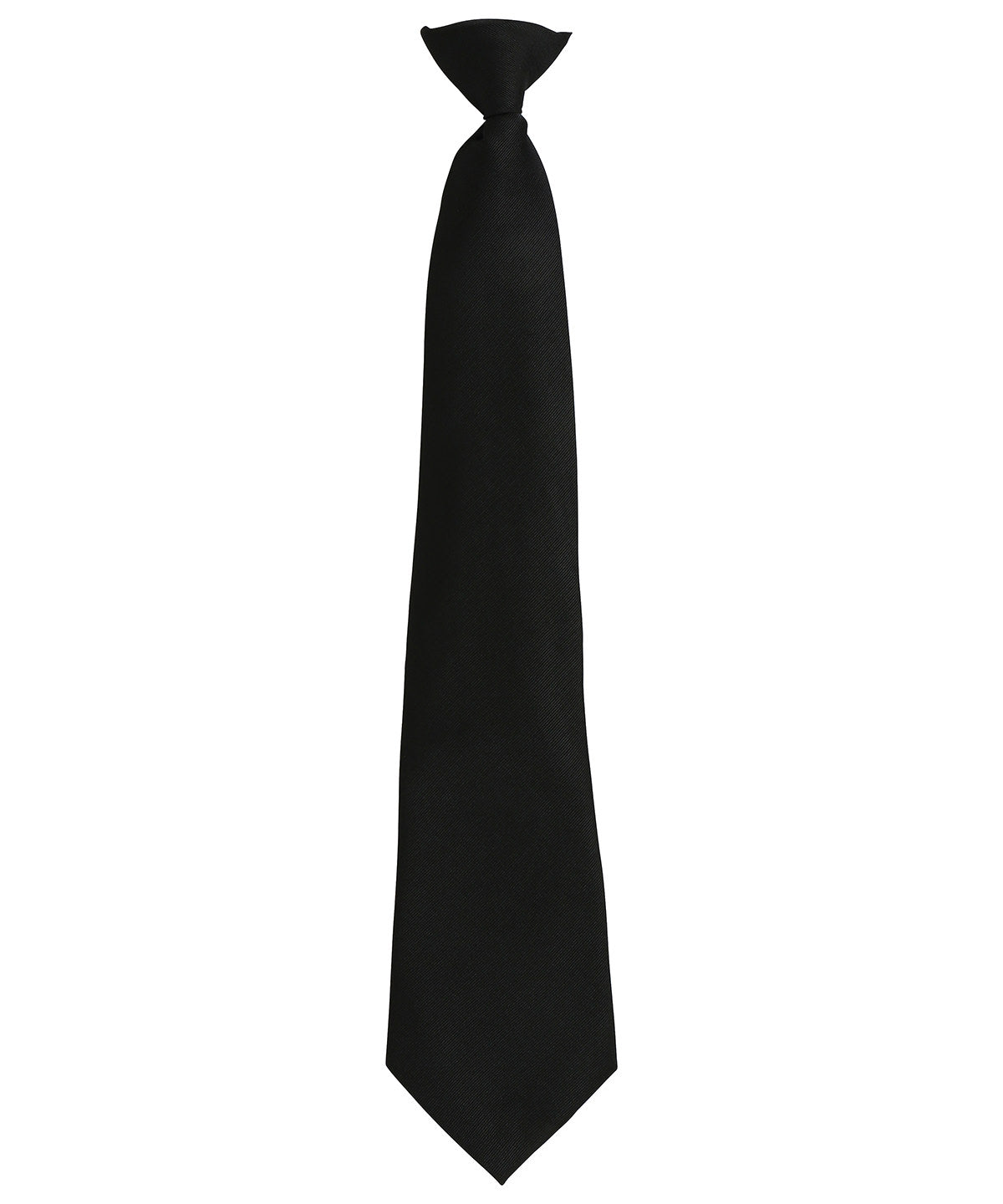 'Colours Originals' fashion clip tie - Black