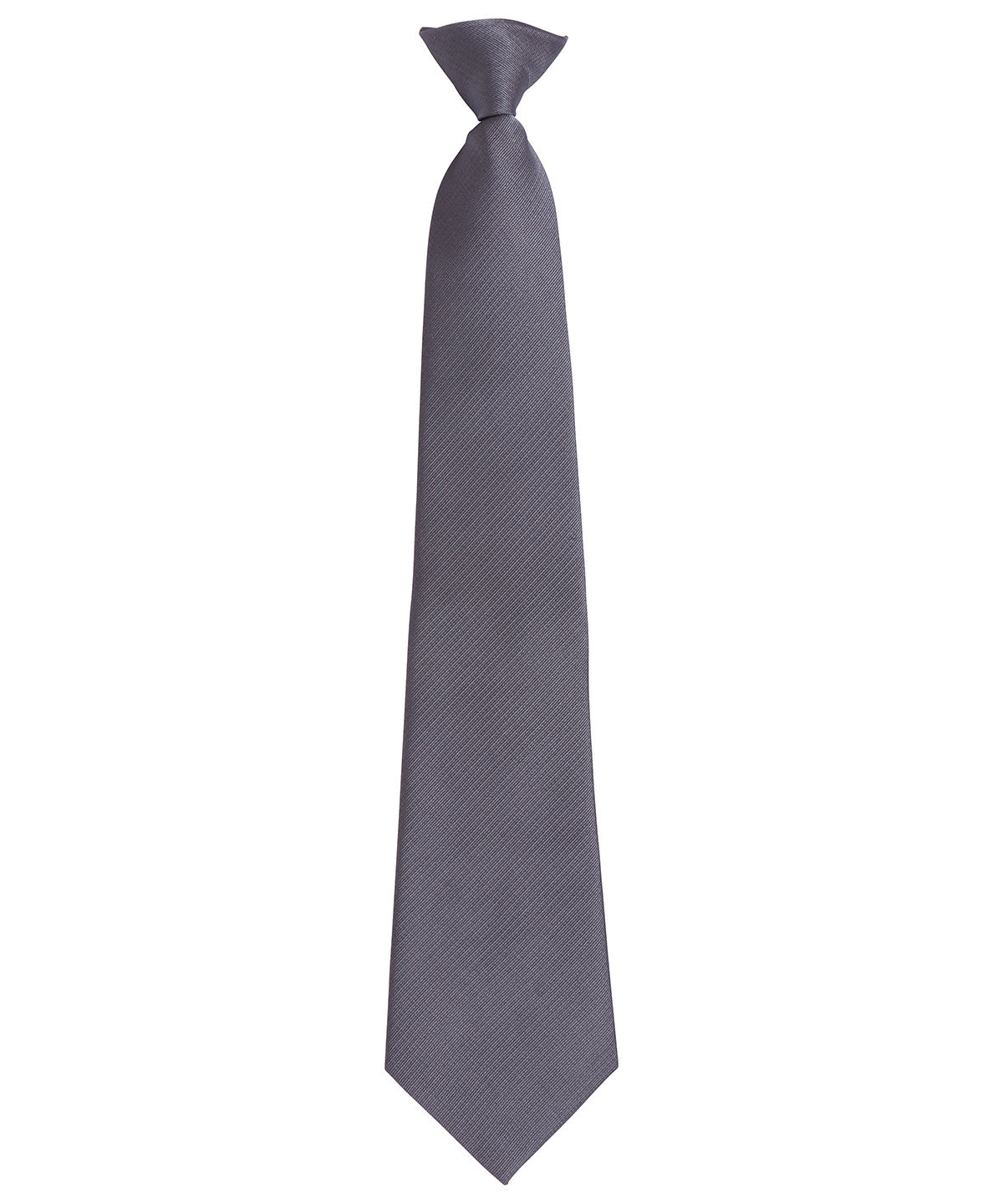 'Colours Originals' fashion clip tie - Grey