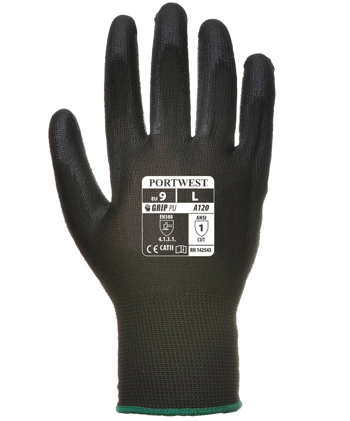 PU palm glove (A120) - Black