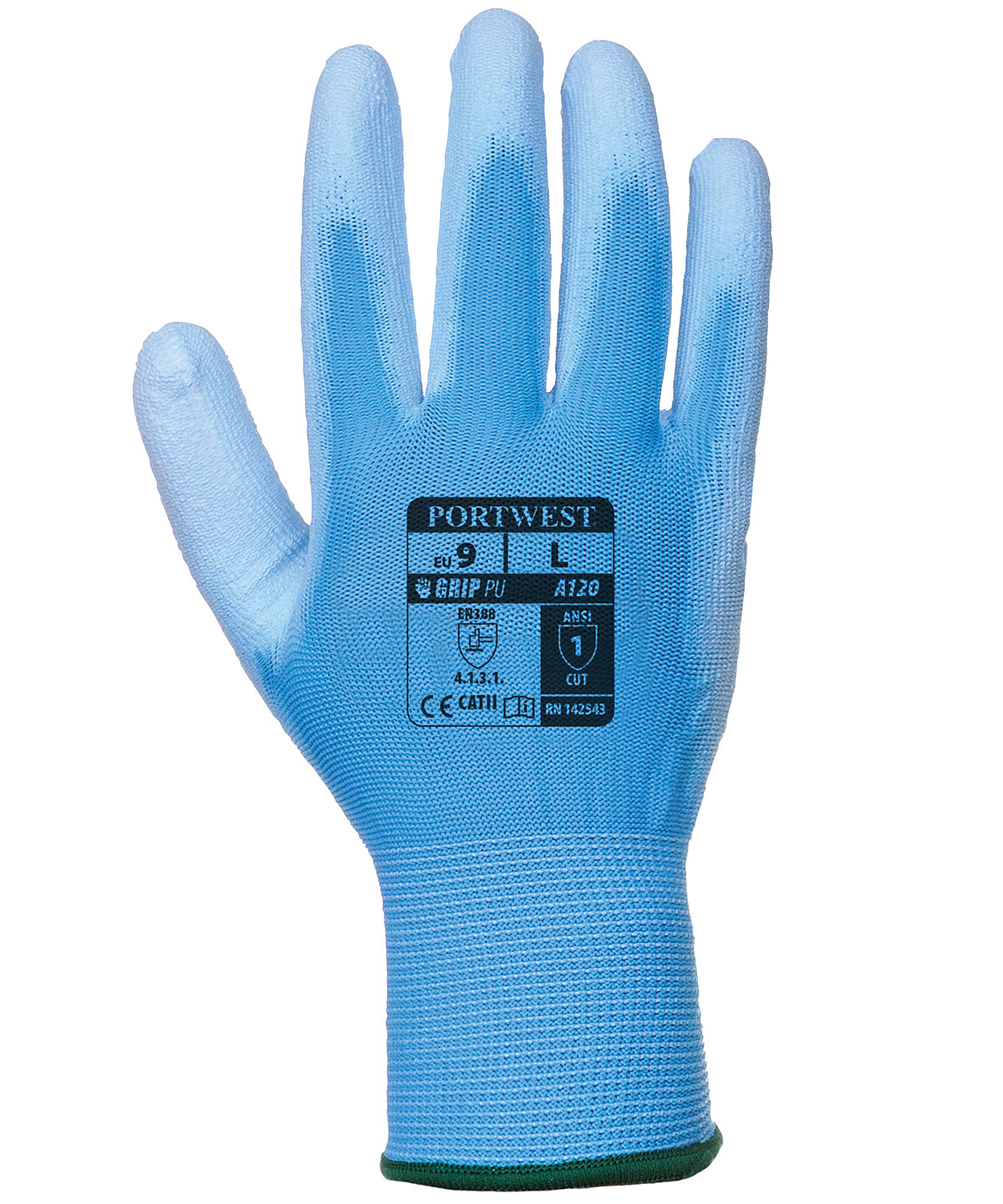 PU palm glove (A120) - Blue