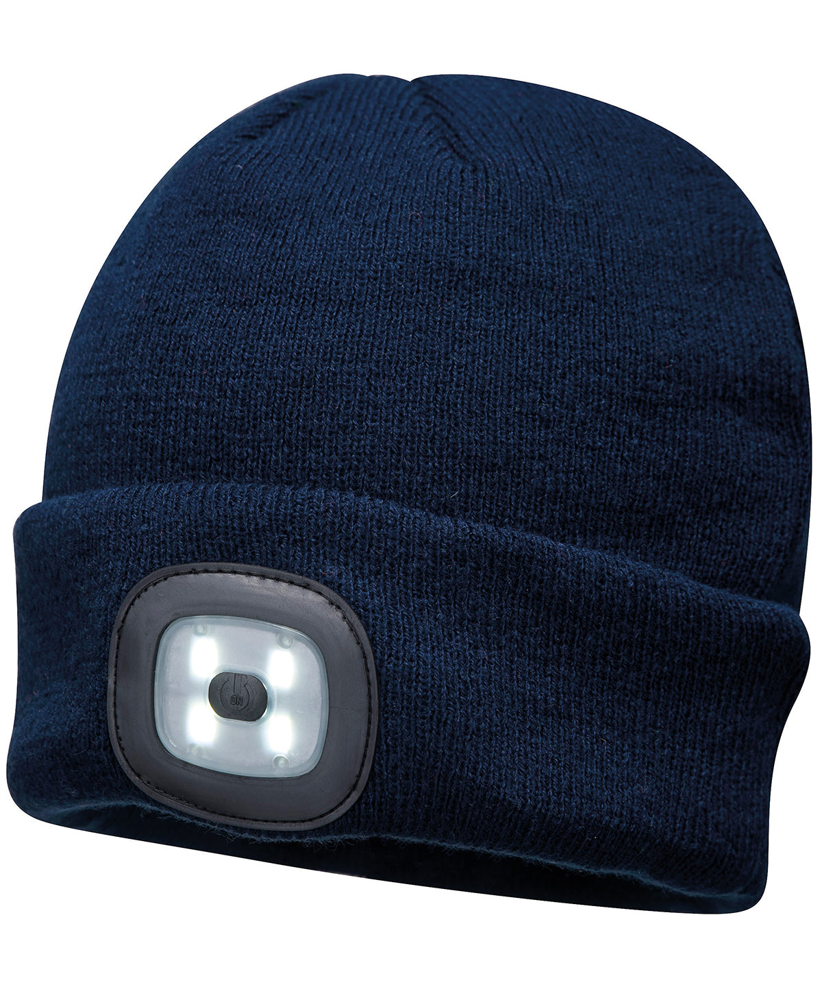 Beanie LED headlight USB rechargeable (B029) - Navy