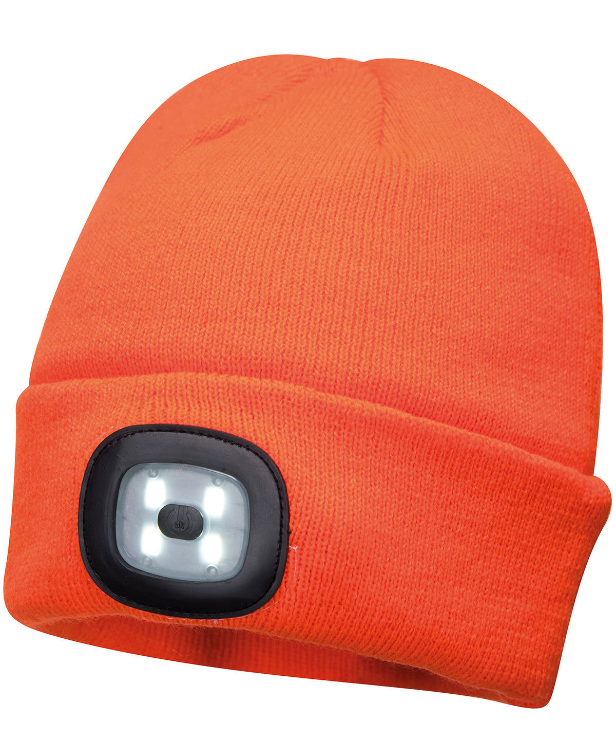 Beanie LED headlight USB rechargeable (B029) - Orange