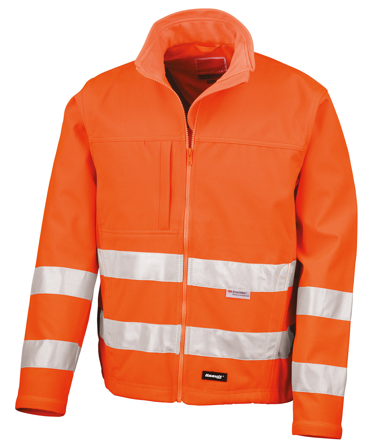 High-viz softshell jacket - Fluorescent Orange