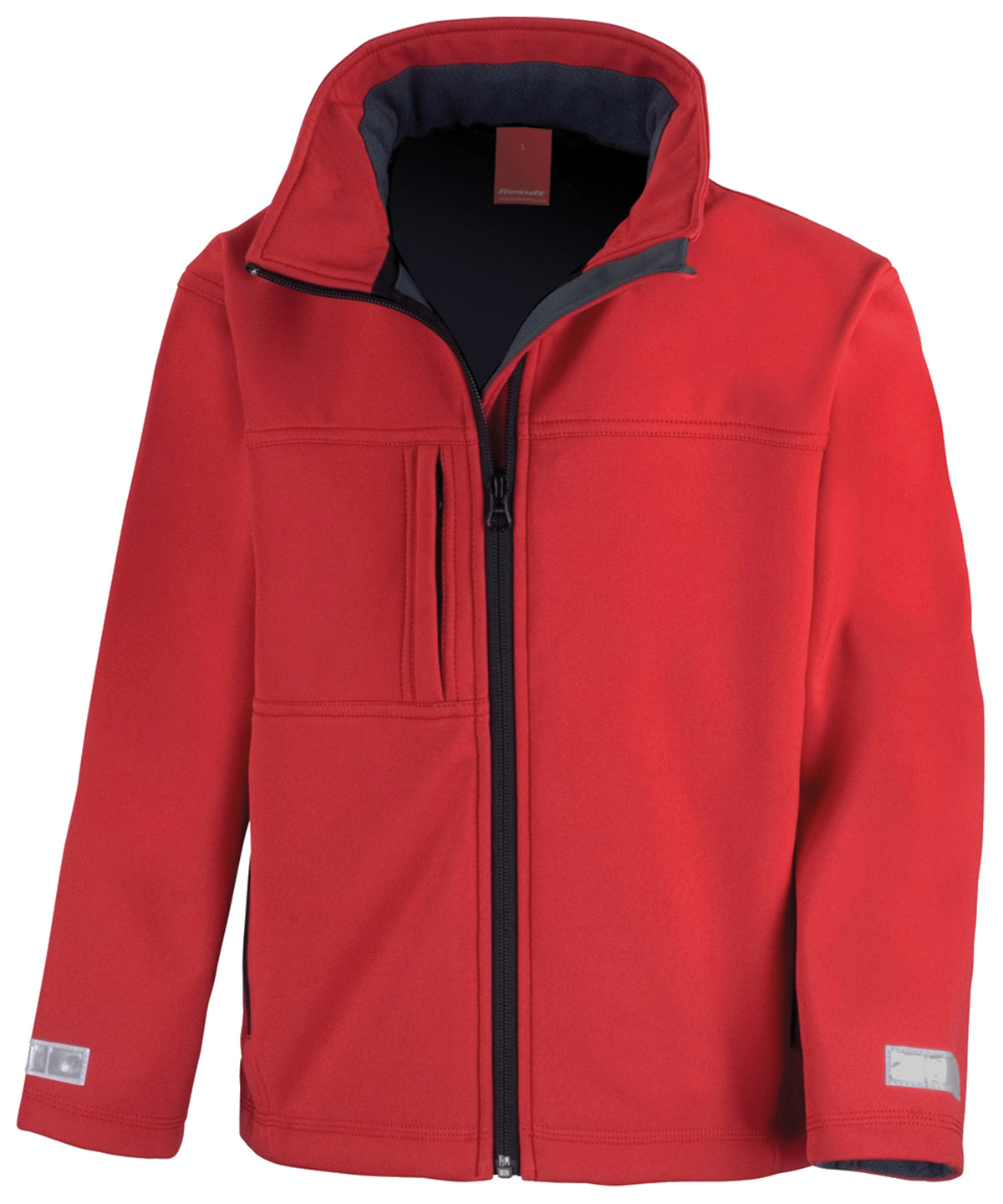 Junior classic softshell 3-layer jacket - Red
