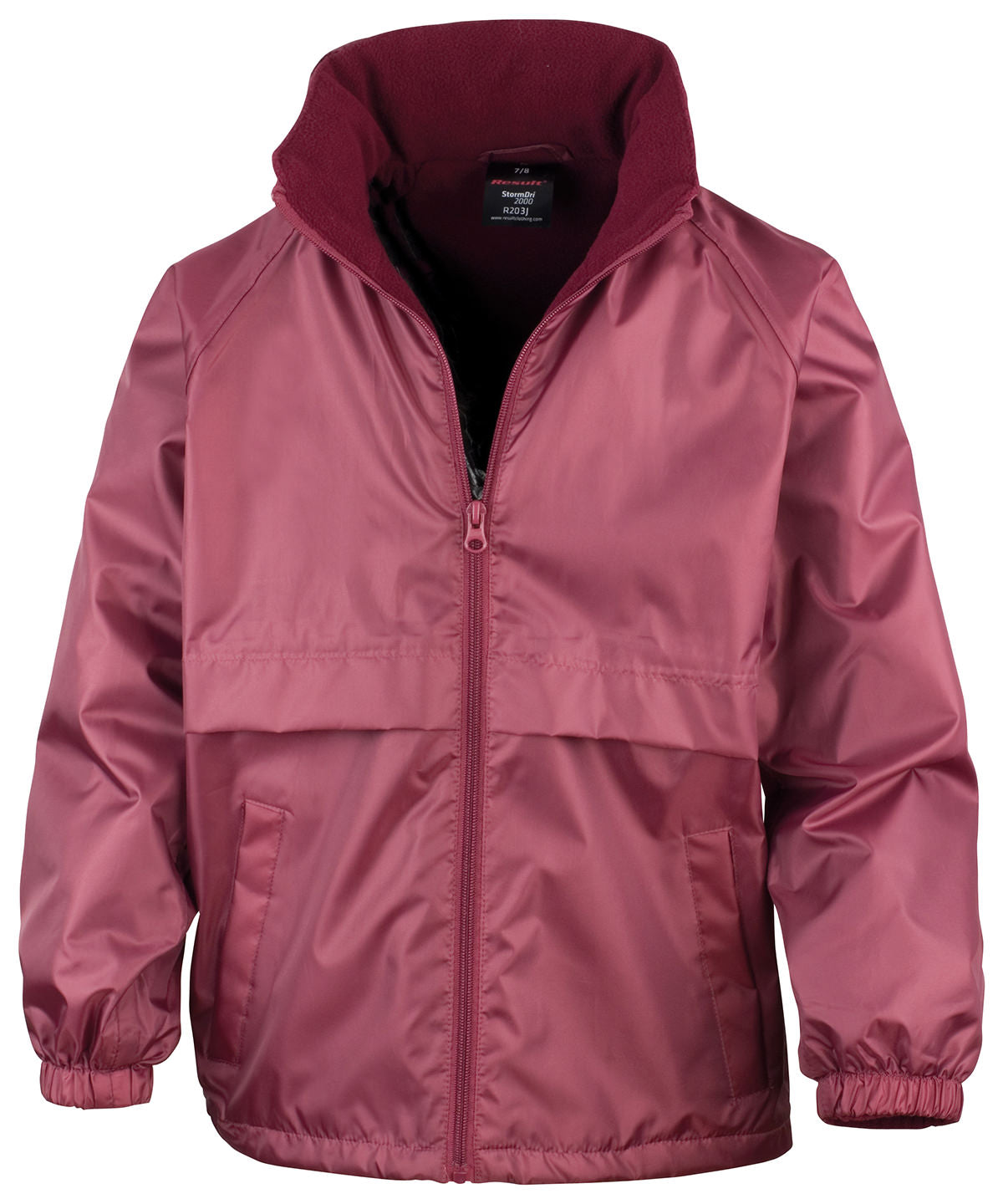 Core junior microfleece lined jacket - Burgundy