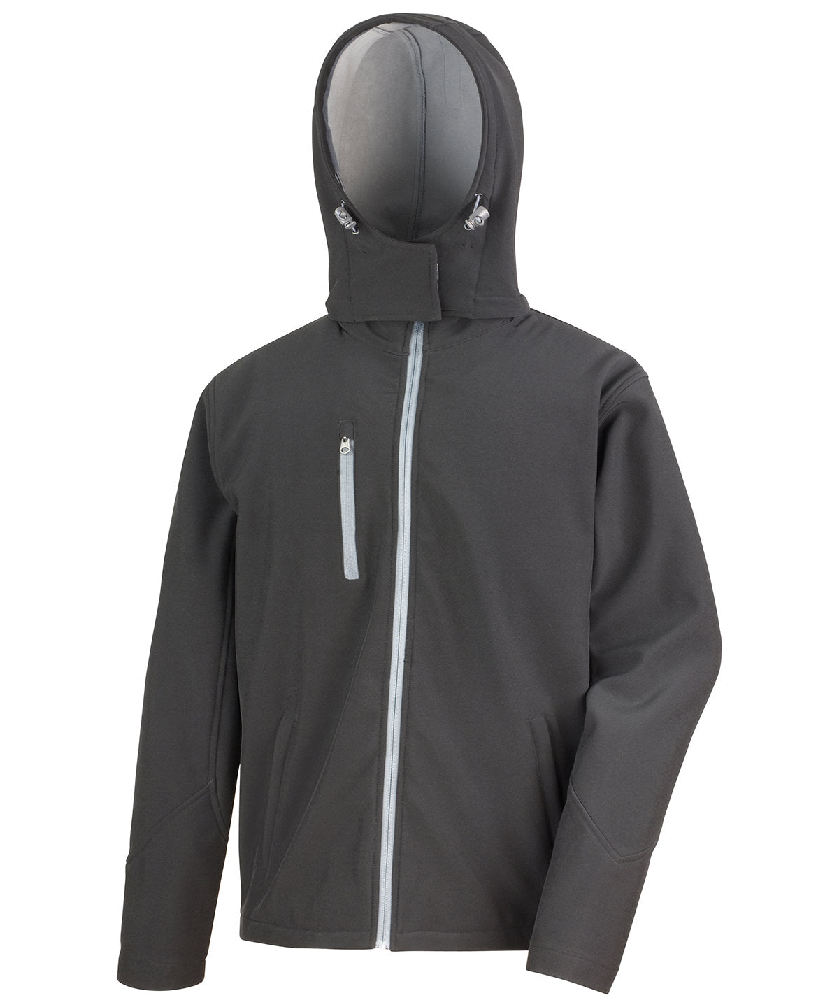 Core TX performance hooded softshell jacket - Black/Grey