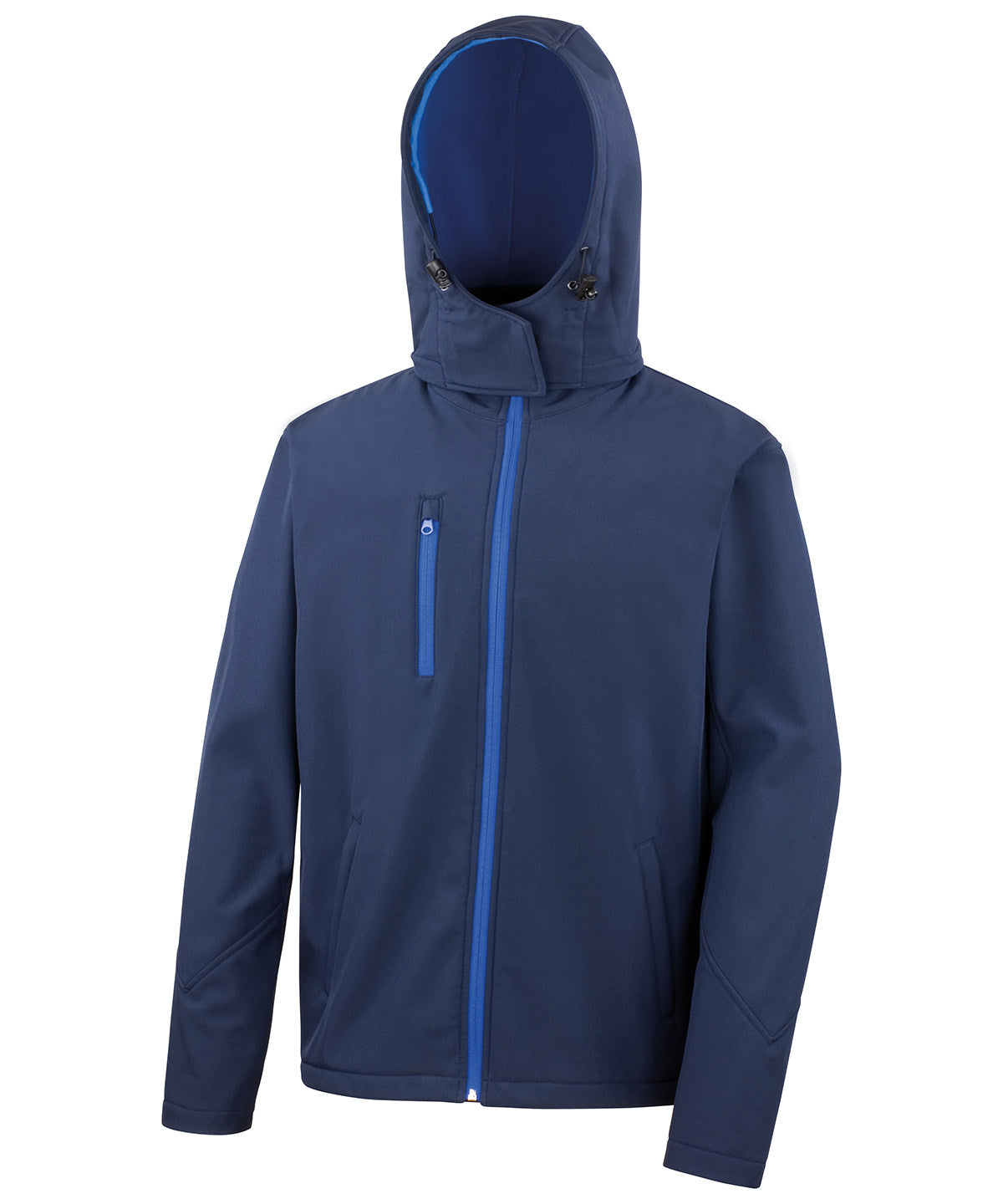 Core TX performance hooded softshell jacket - Navy/Royal