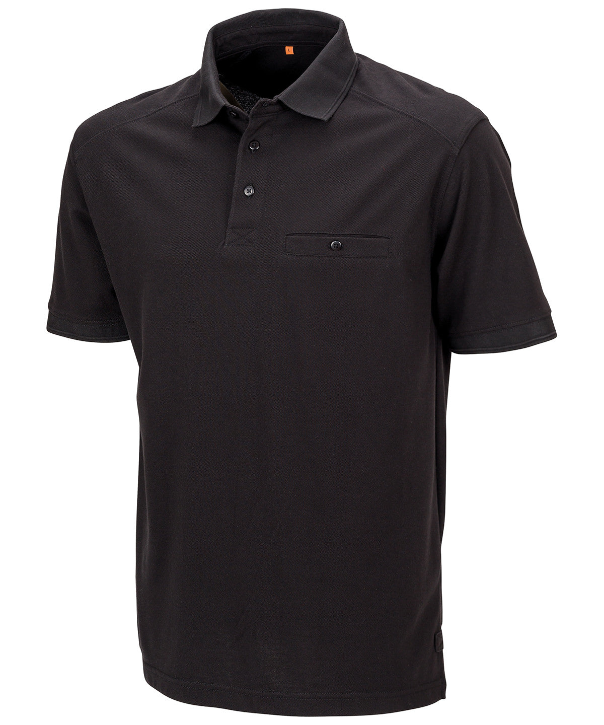 Work-Guard Apex pocket polo shirt - Black