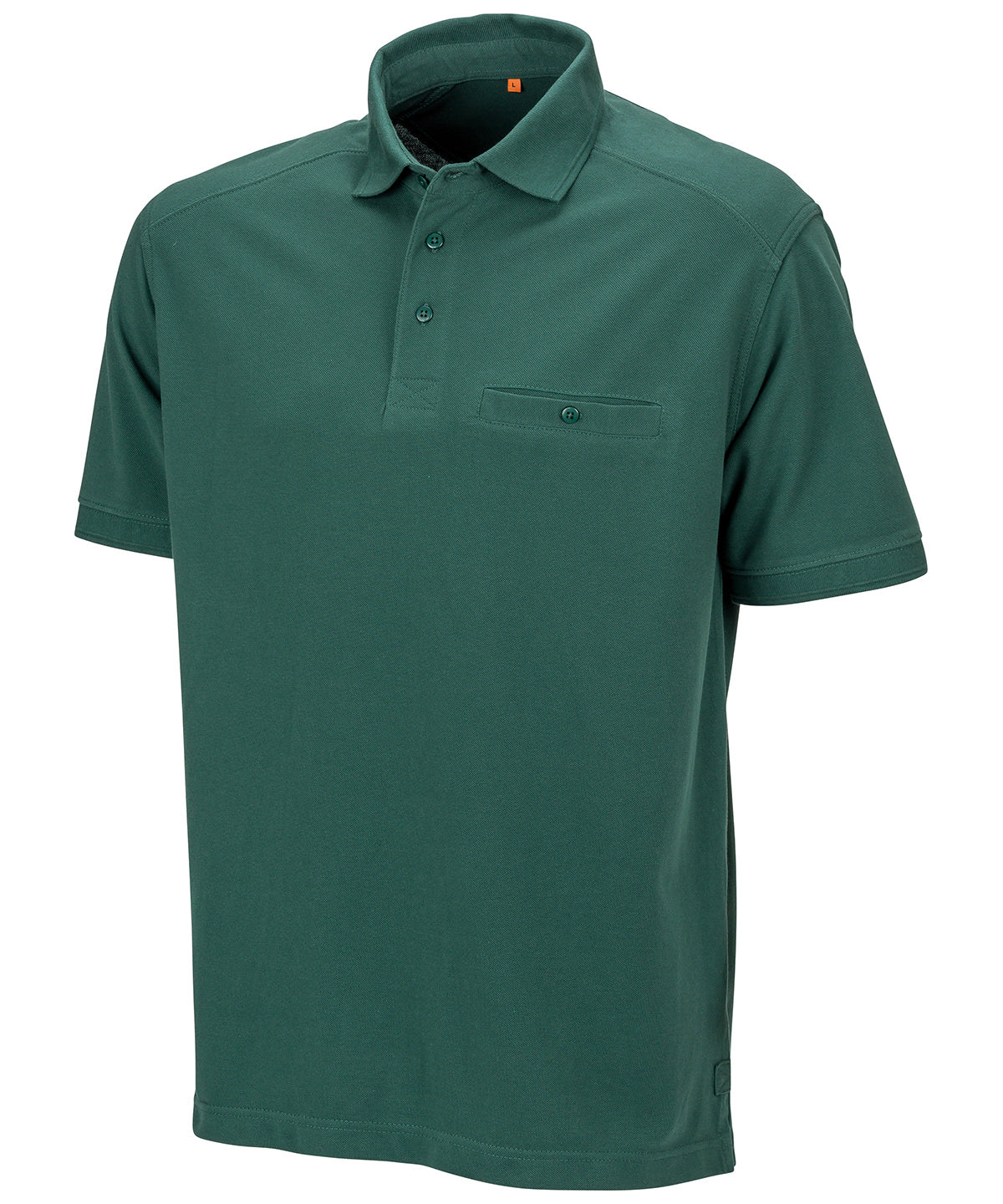 Work-Guard Apex pocket polo shirt - Bottle Green