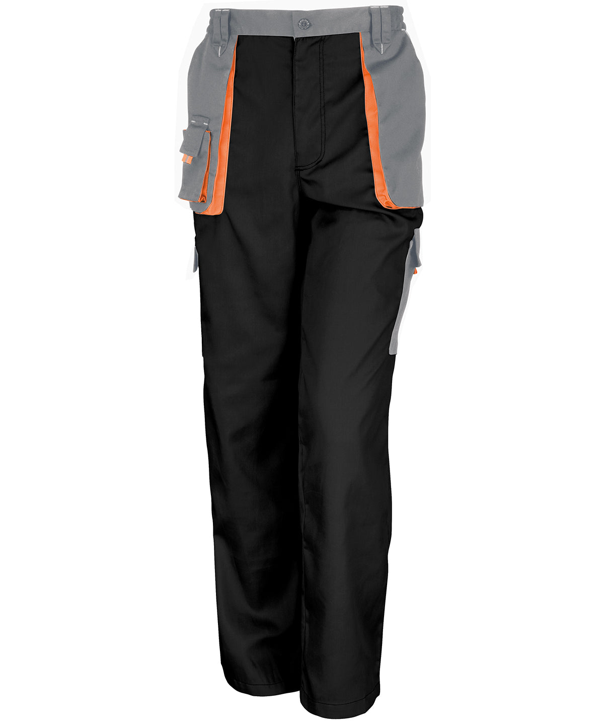 Work-Guard lite trousers - Black/Grey/Orange