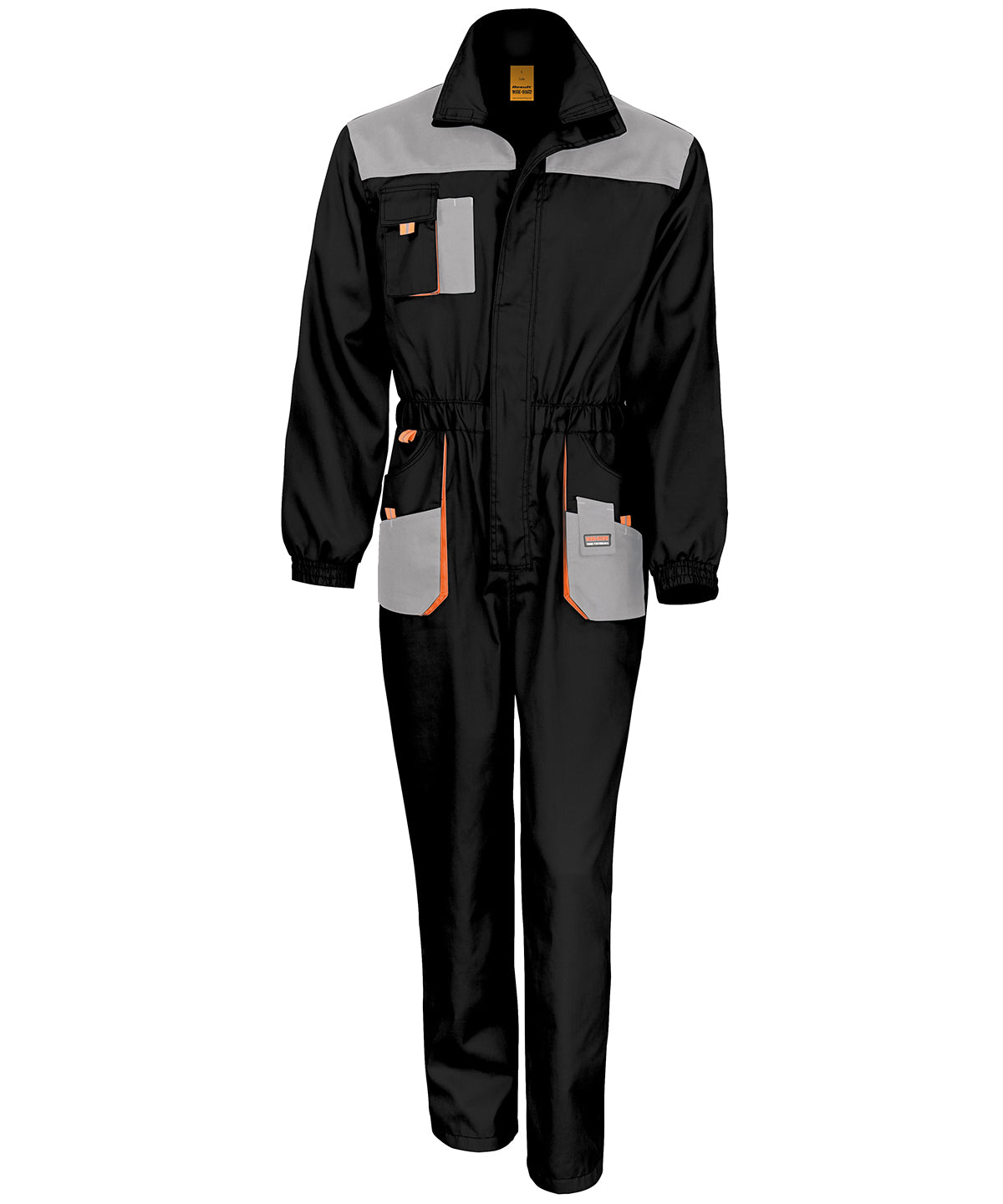 Work-Guard lite coverall - Black/Grey/Orange