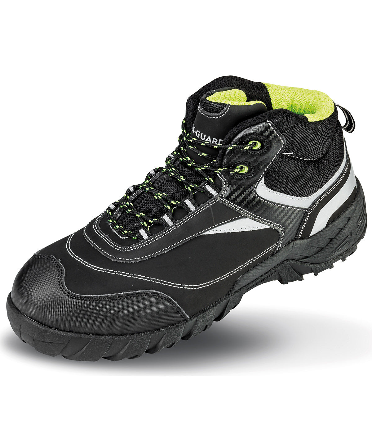 Work-Guard Blackwatch safety boot - Black/Silver