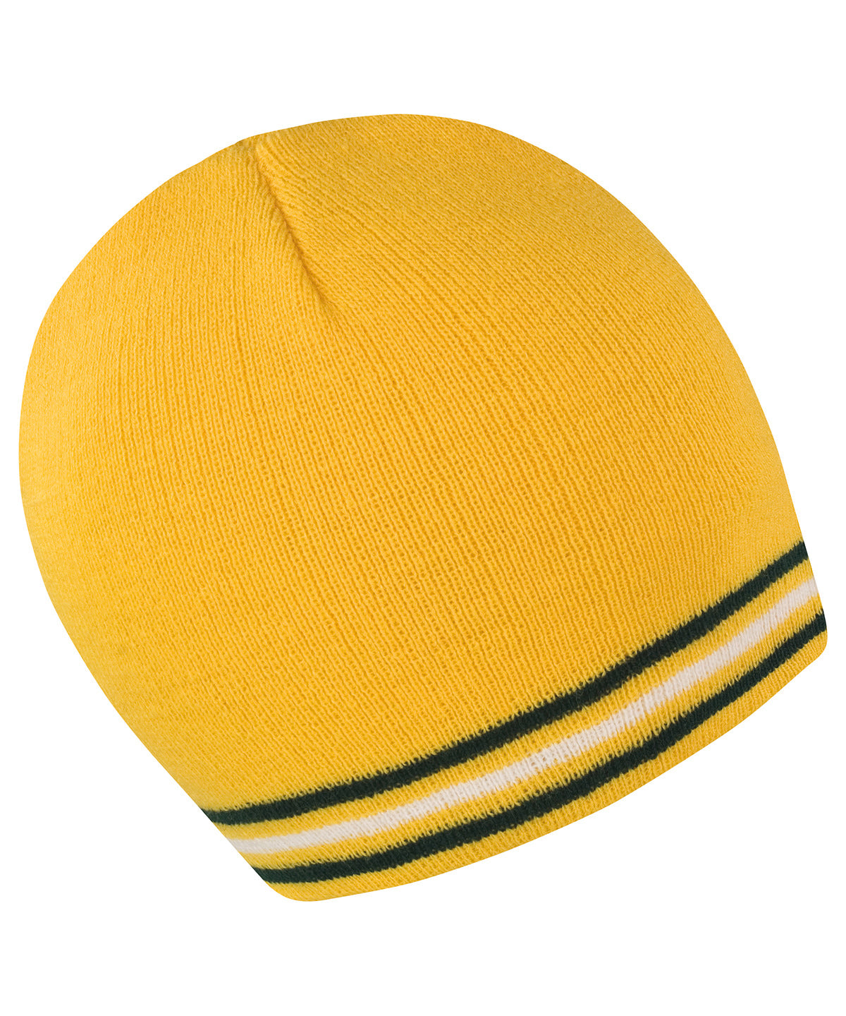 National beanie - Gold/Green/White