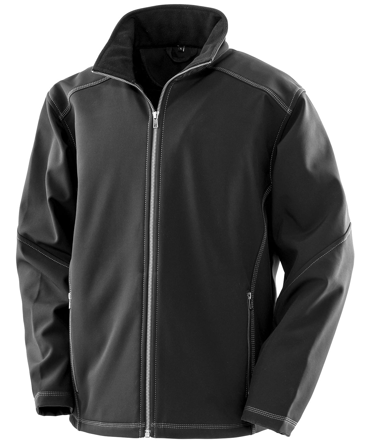 Treble stitch softshell  - Black