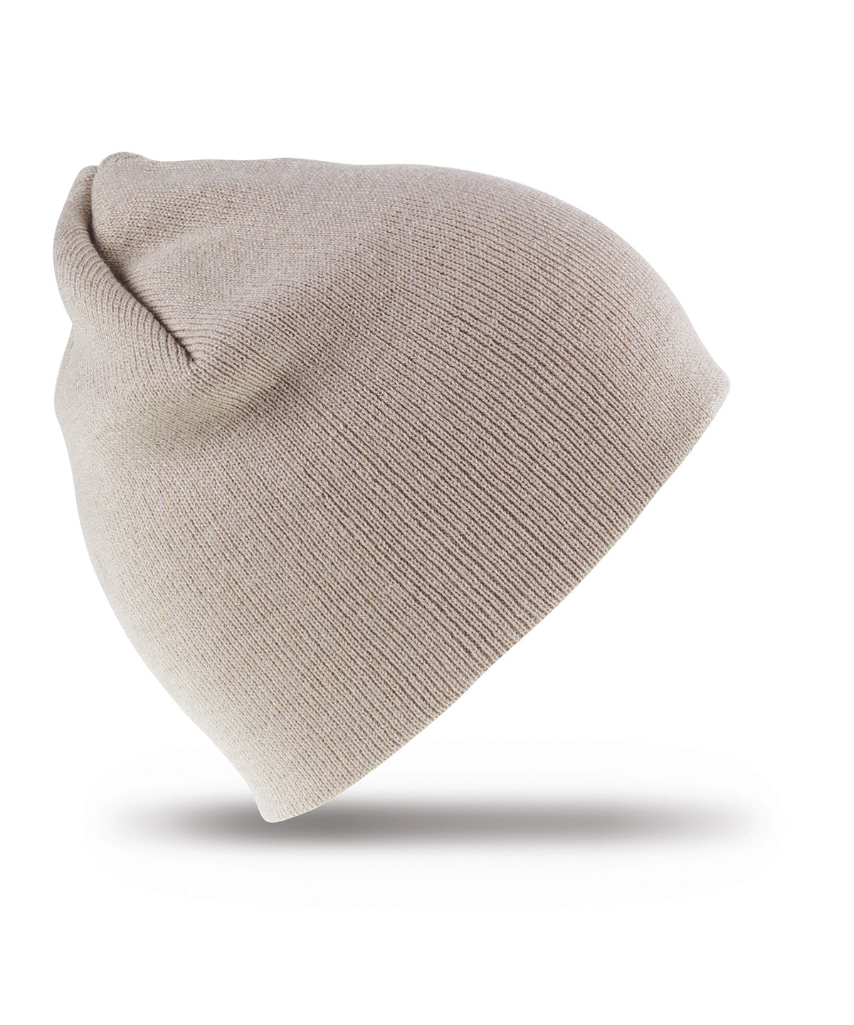 Pull-on soft-feel acrylic hat - Stone