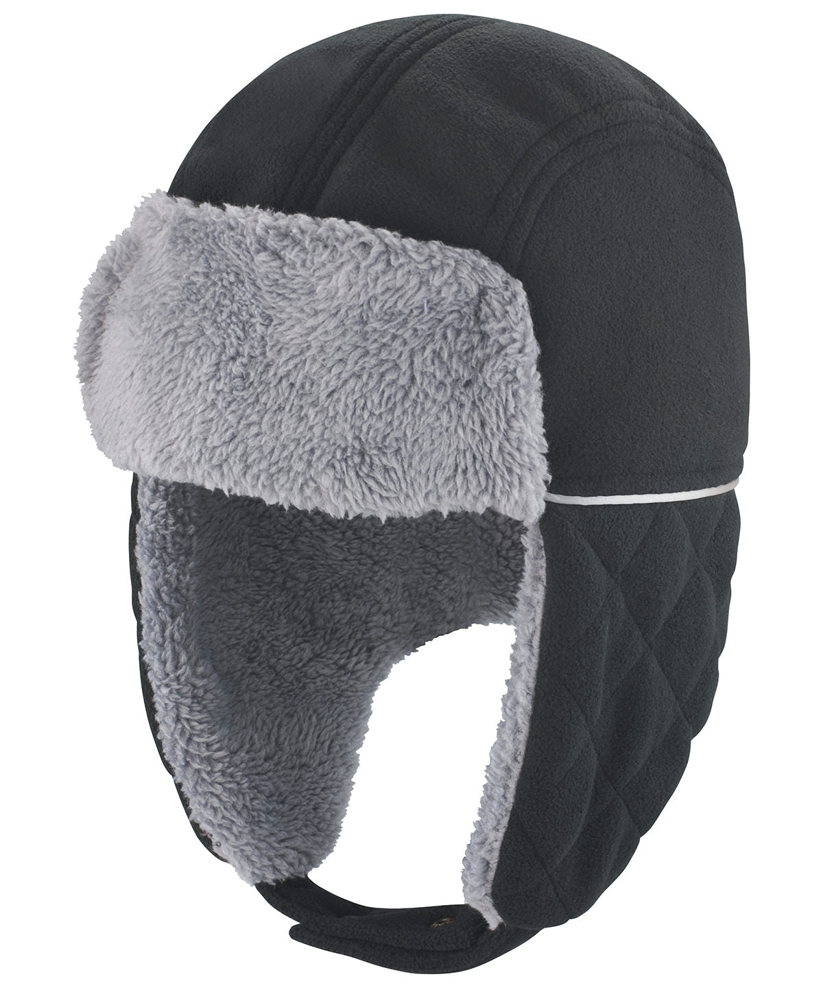 Ocean trapper hat - Black/Grey