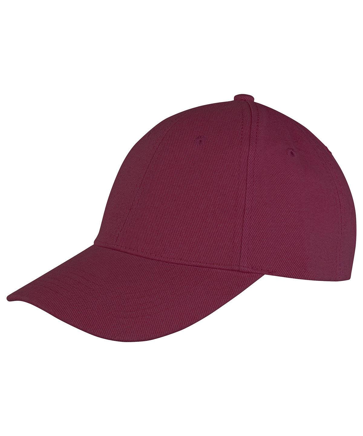 Memphis 6-panel brushed cotton low profile cap - Burgundy