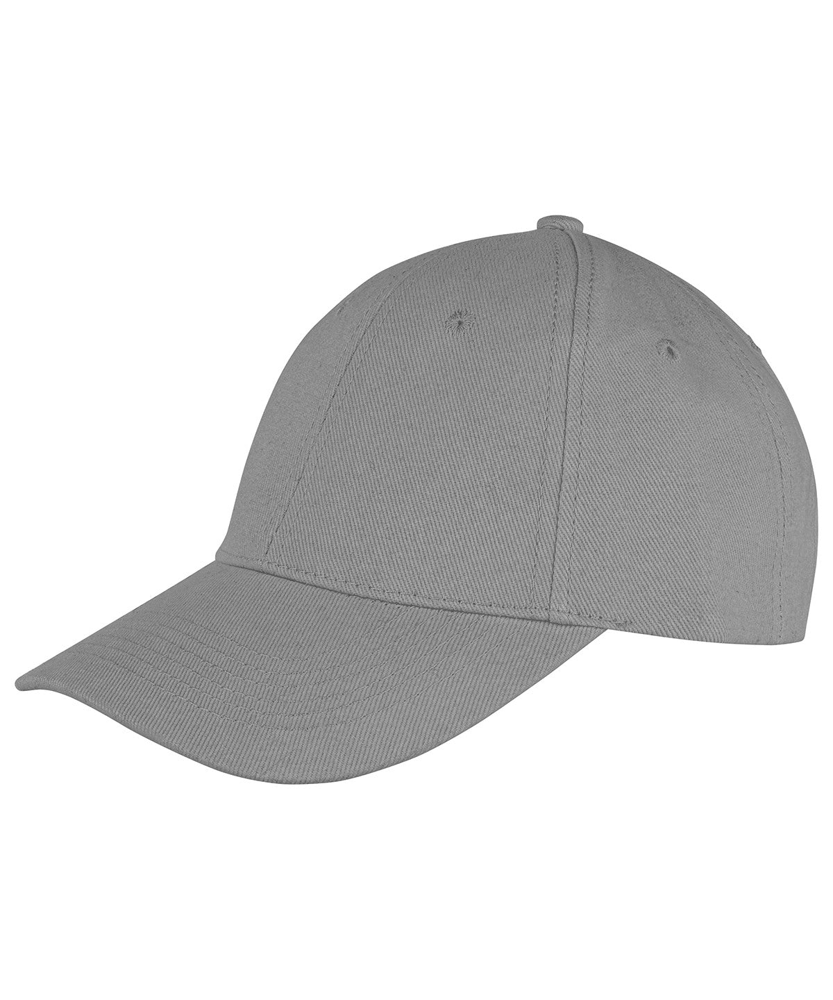 Memphis 6-panel brushed cotton low profile cap - Dove Grey