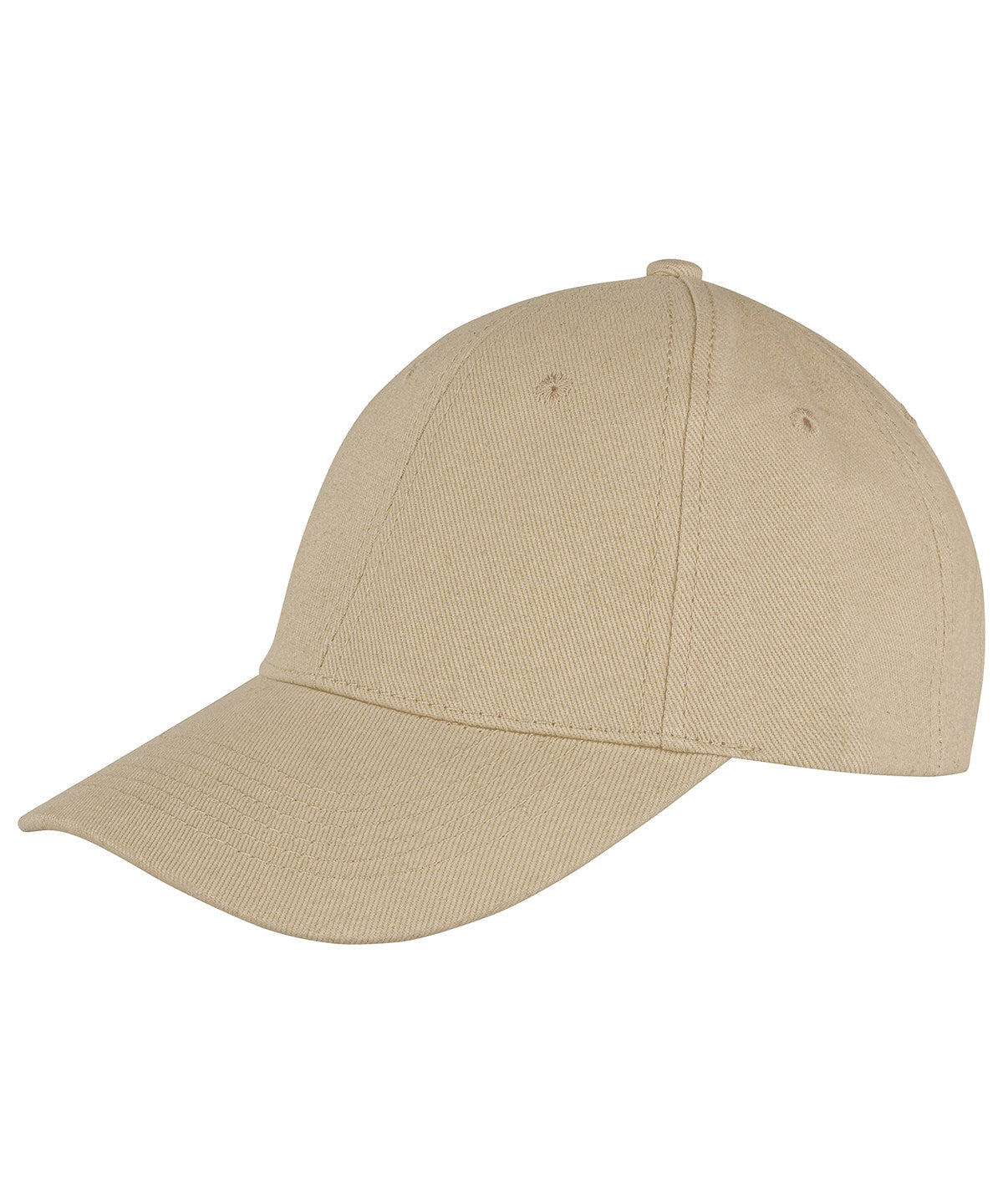 Memphis 6-panel brushed cotton low profile cap - Khaki