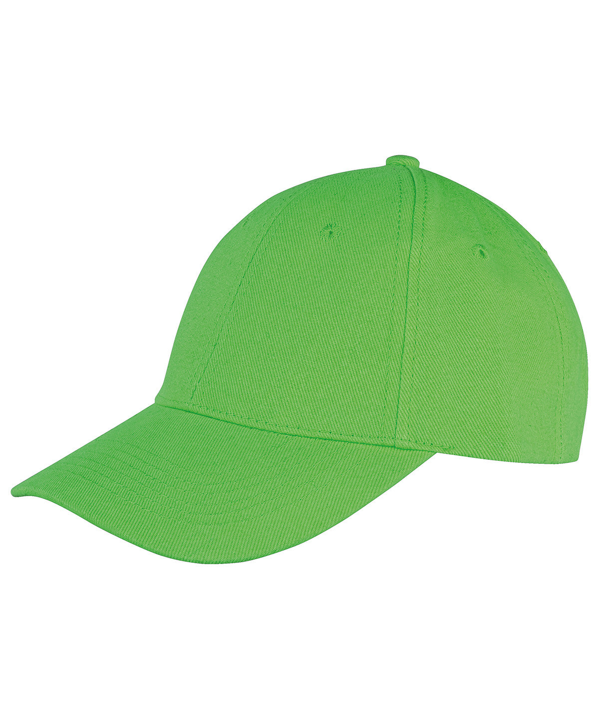 Memphis 6-panel brushed cotton low profile cap - Lime