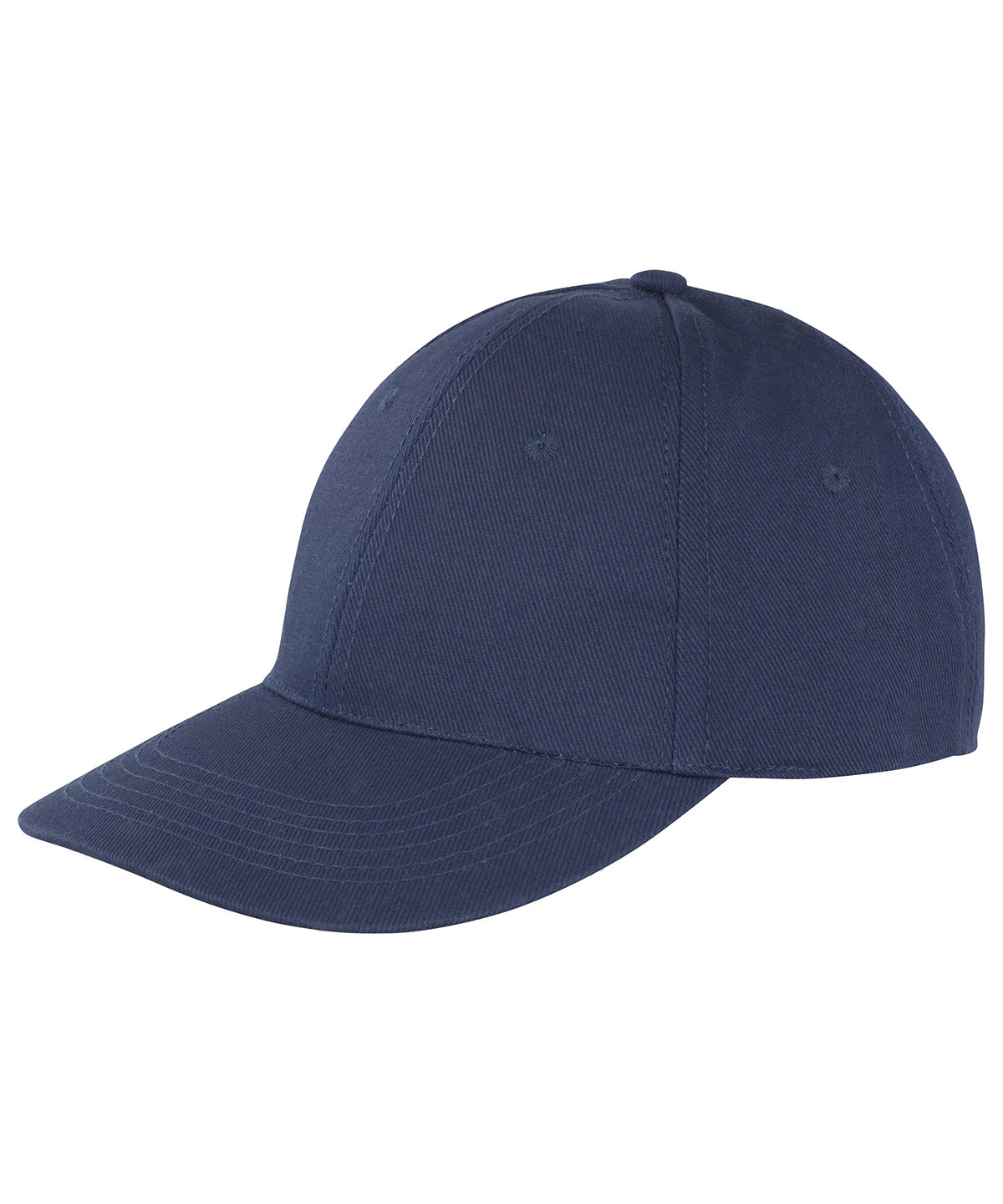 Memphis 6-panel brushed cotton low profile cap - Navy