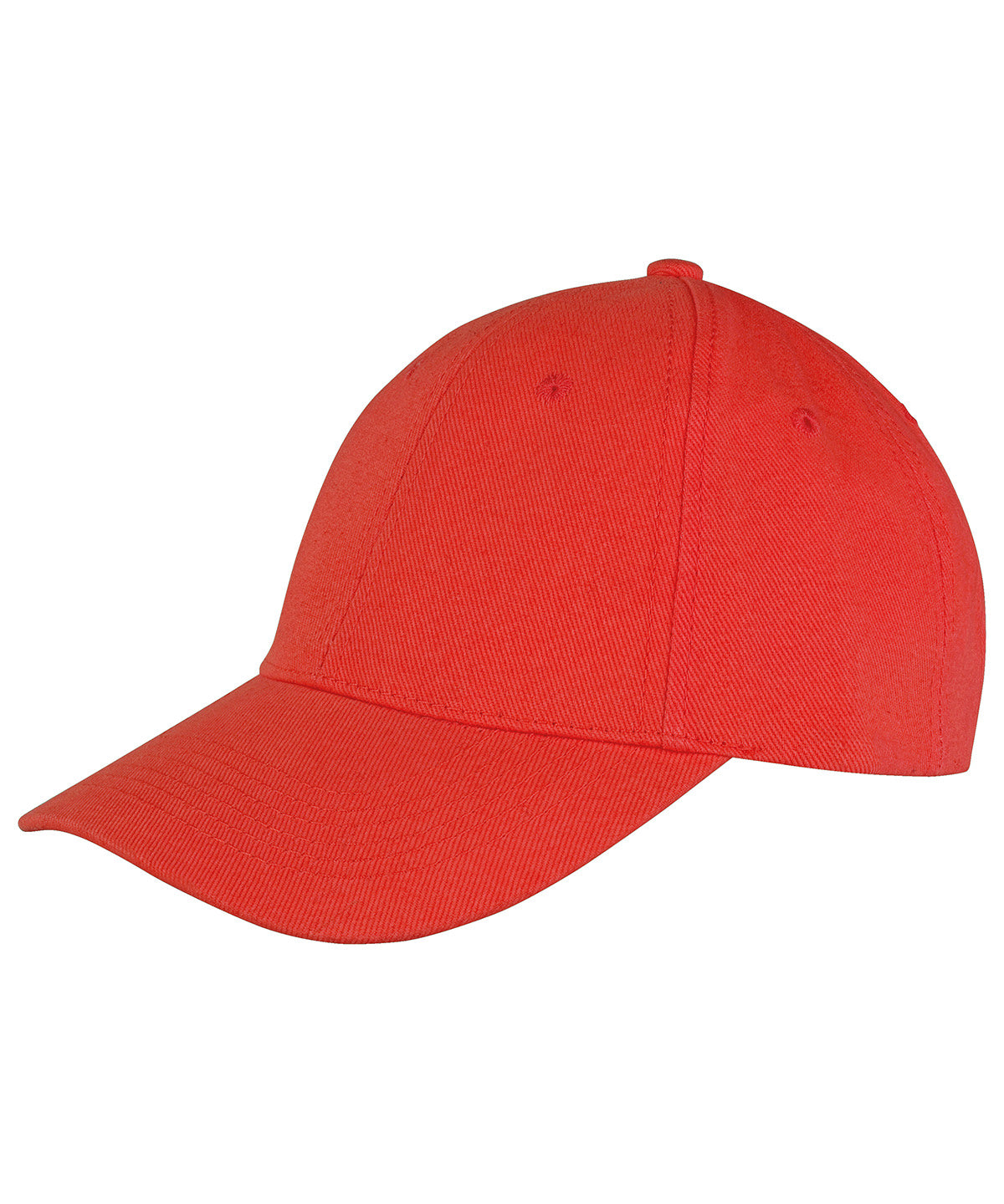 Memphis 6-panel brushed cotton low profile cap - Red