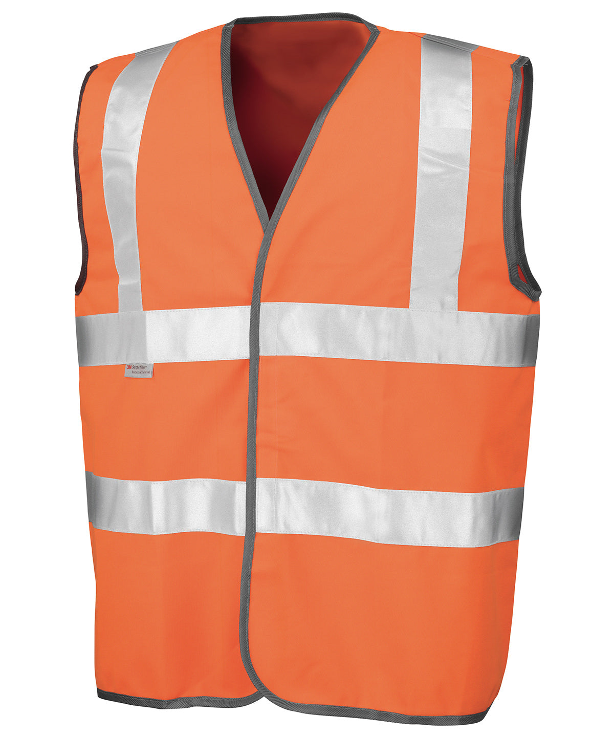 Safety high-viz vest - Fluorescent Orange