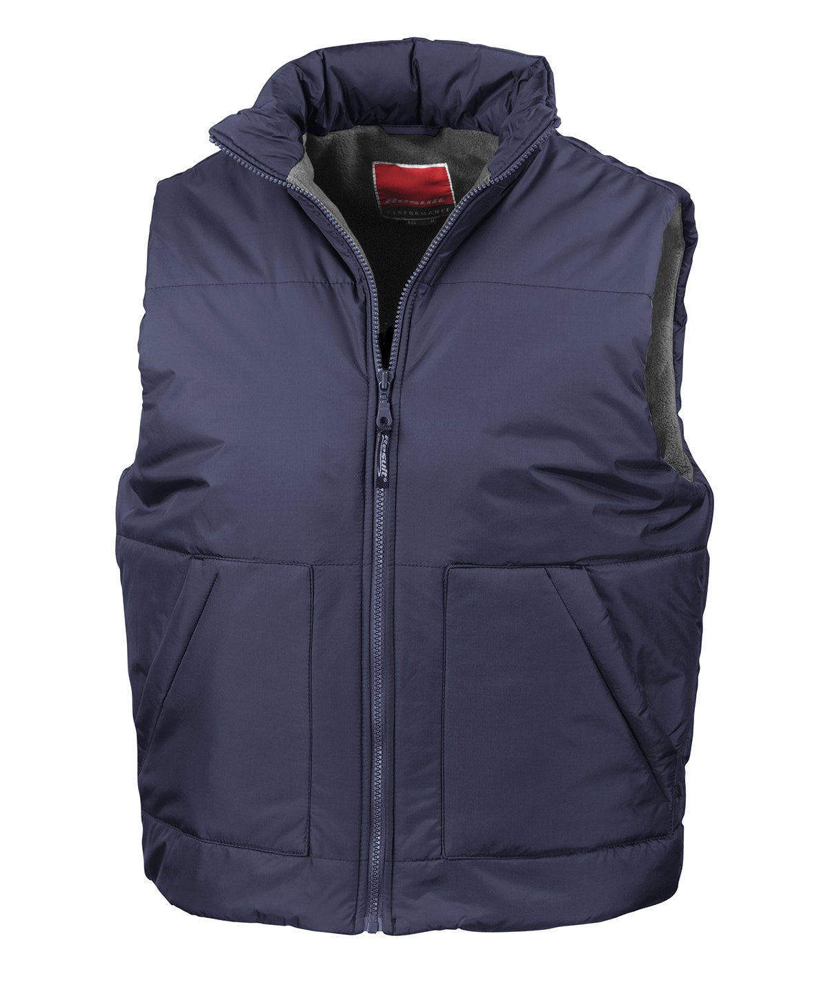 Fleece-lined bodywarmer - Navy