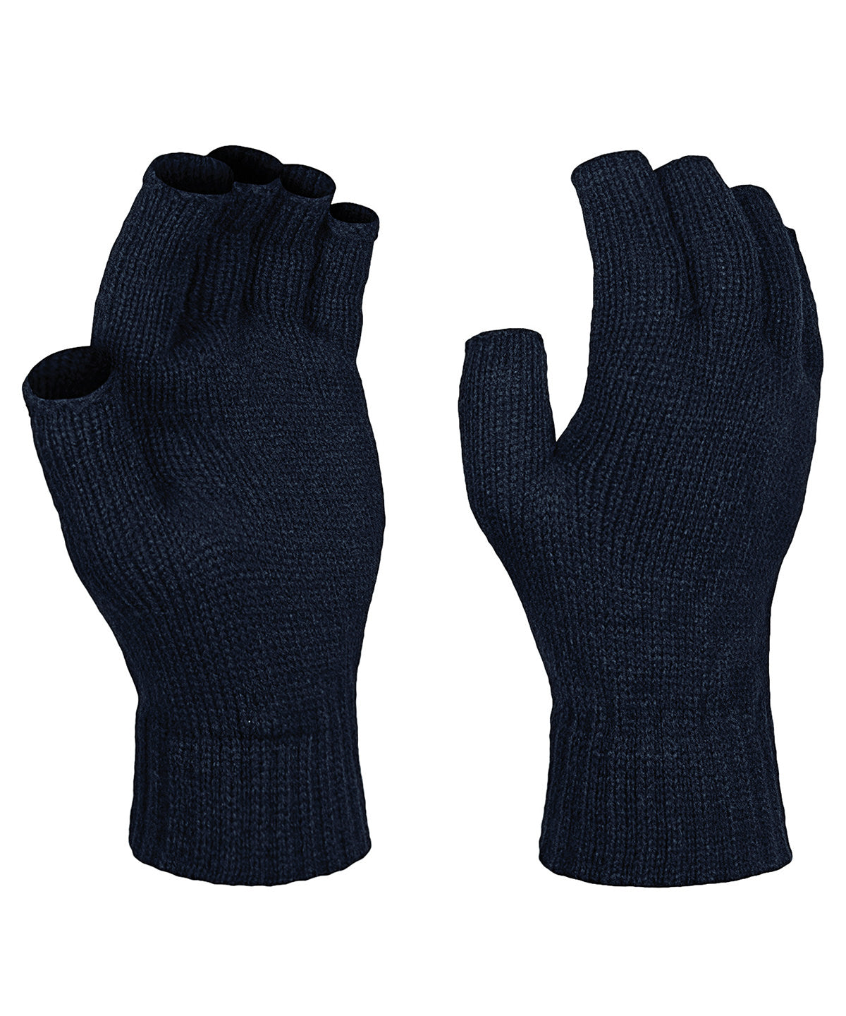 Fingerless mitts - Navy