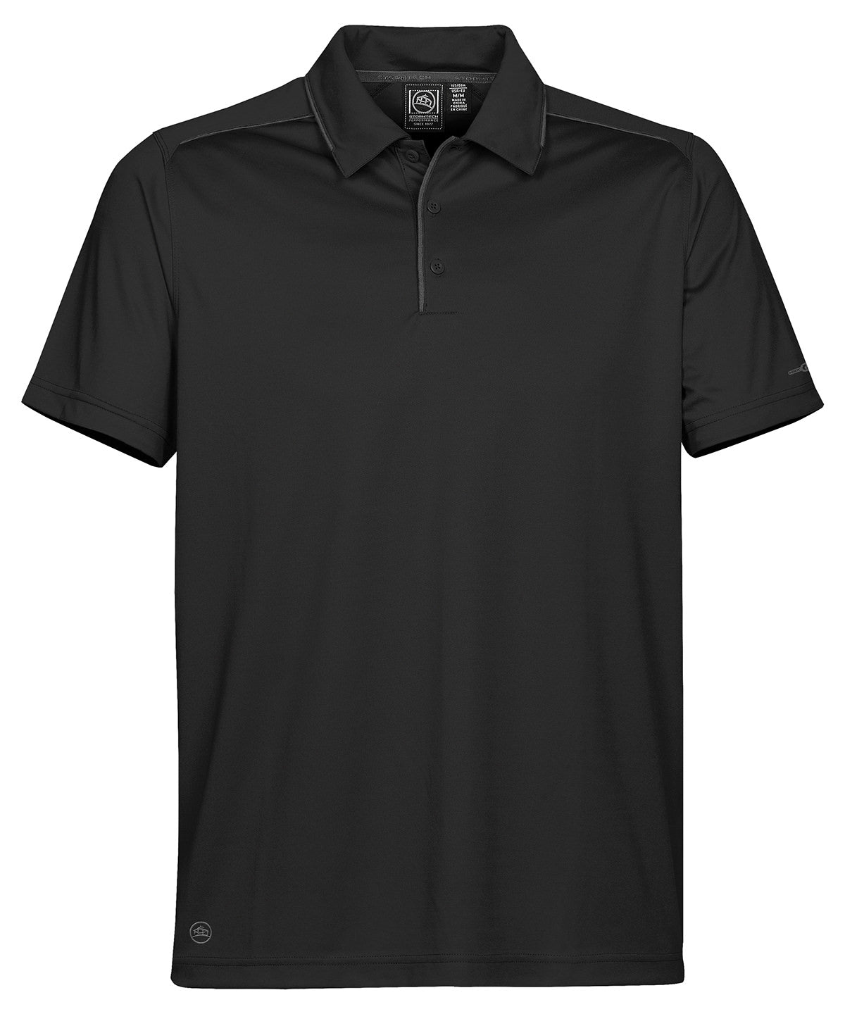 H2X Inertia performance polo - Black/Graphite