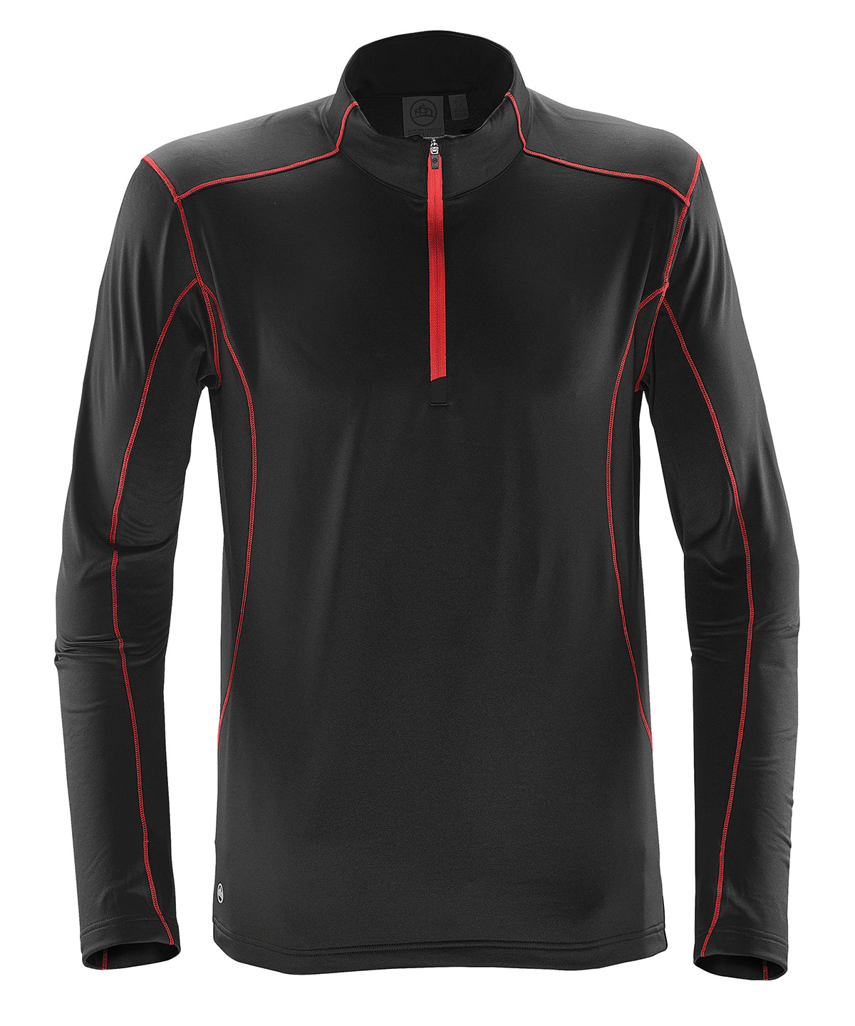 Pulse fleece pullover - Black/Red