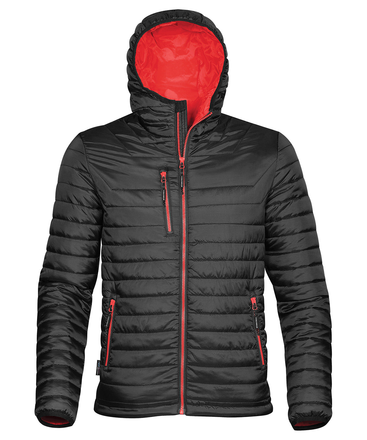 Gravity thermal shell - Black/True Red