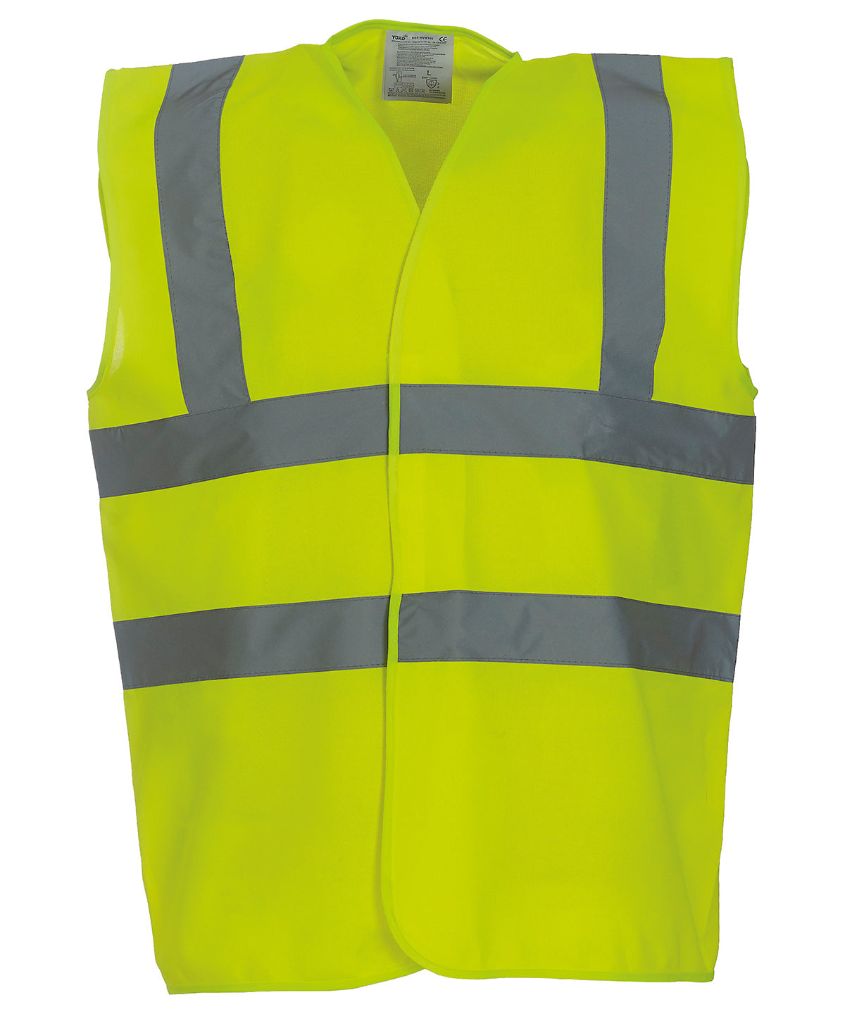 Hi-vis 2-band-and-braces waistcoat (HVW100) - Yellow*