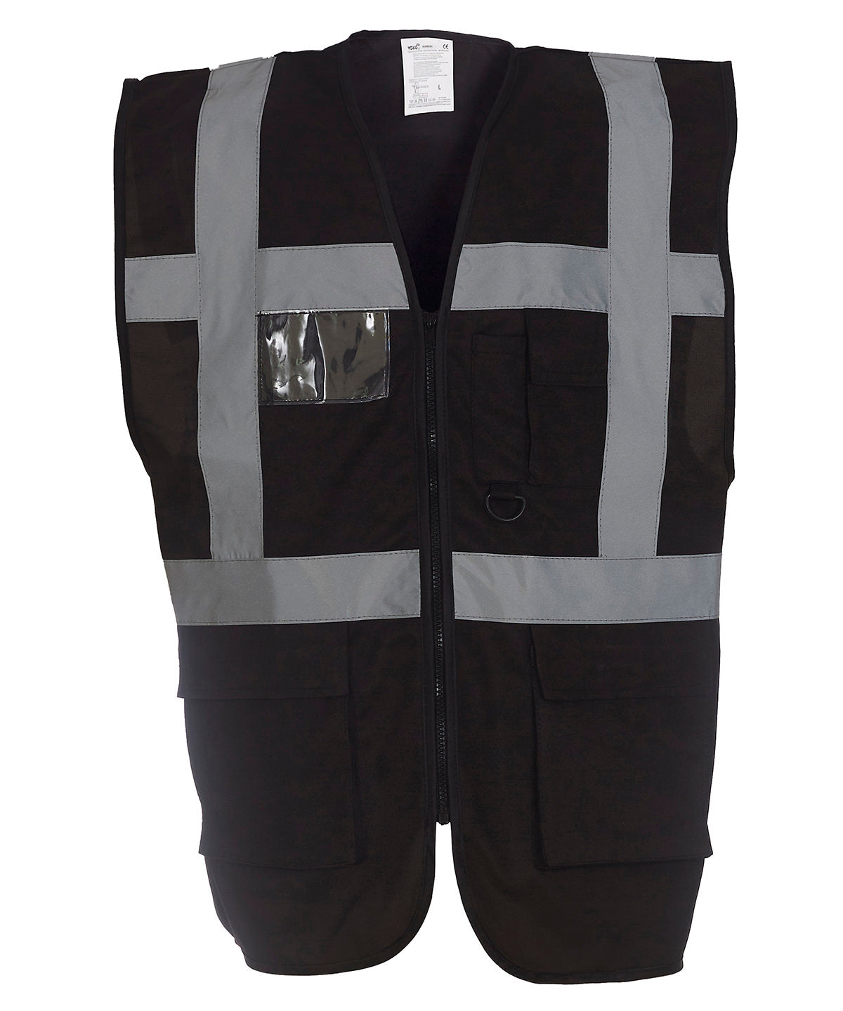 Multifunctional executive hi-vis waistcoat (HVW801) - Black*