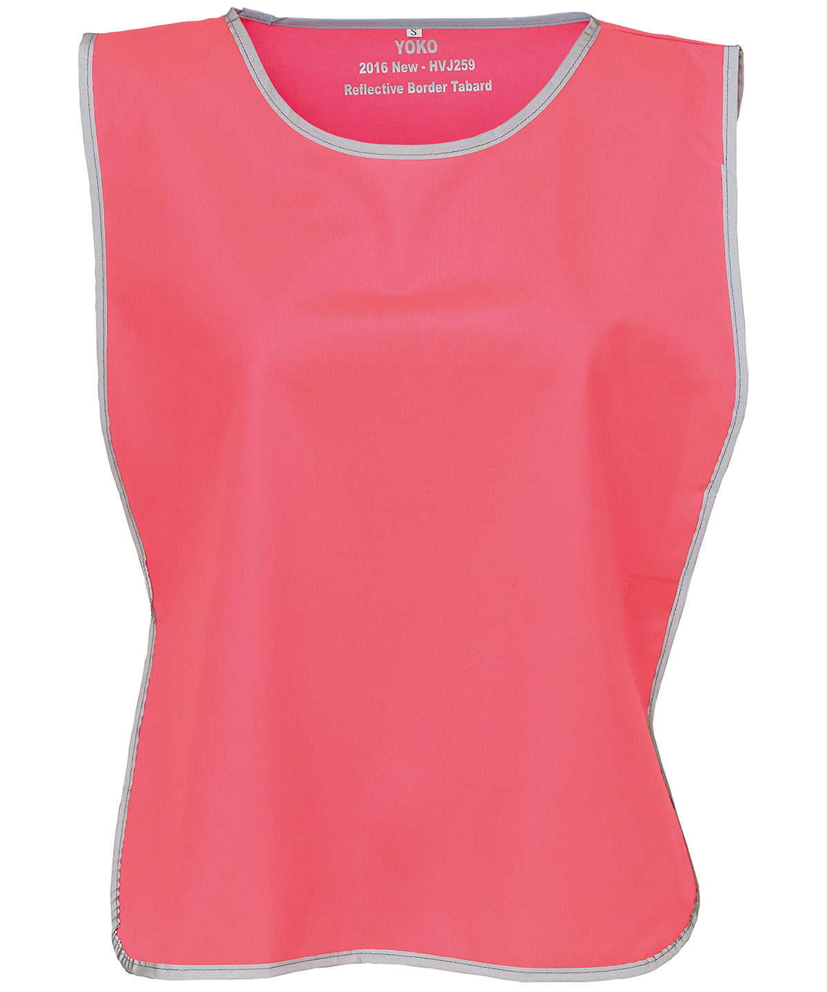 Hi-vis reflective border tabard (HVJ259) - Fluo Pink