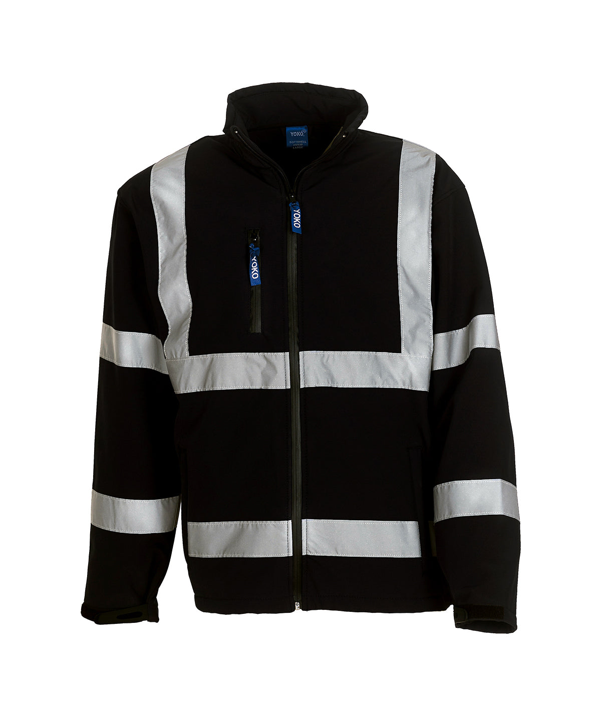 Hi-vis softshell jacket (HVK09) - Black